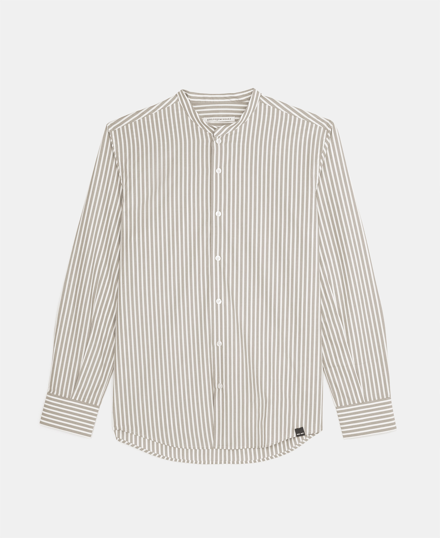 Striped shirt in cotton image number 4