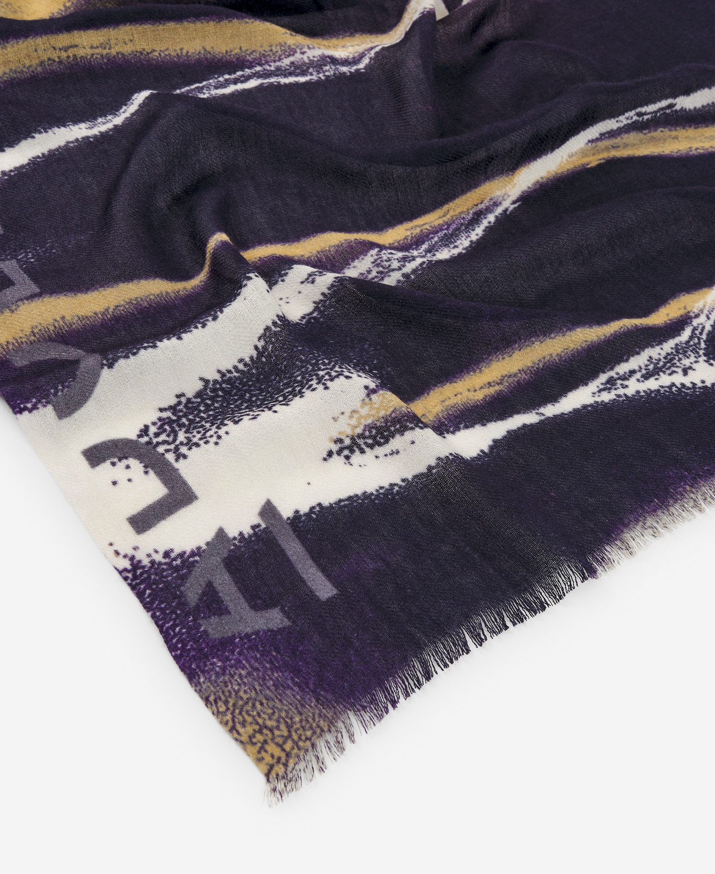 Digital print shawl woman image number 2