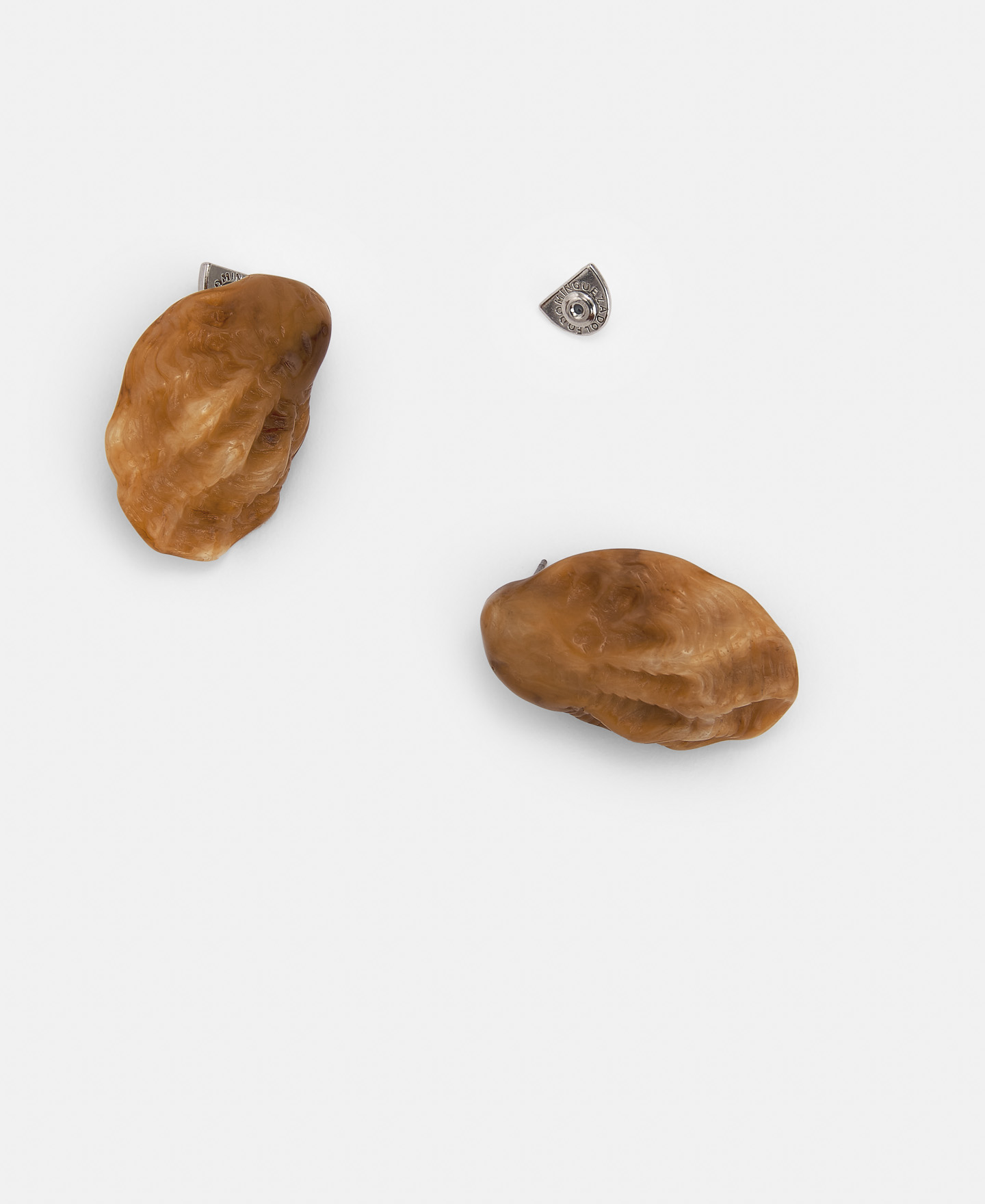 Resin shell earrings image number 2