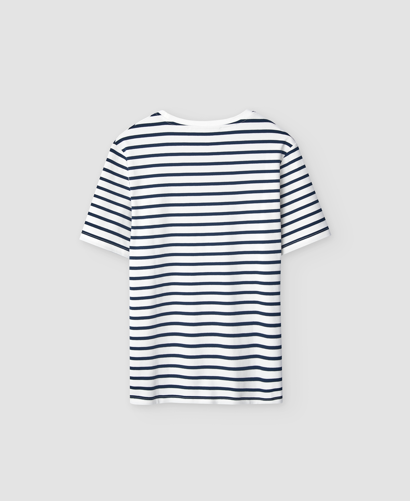 Striped cotton T-shirt man image number 1
