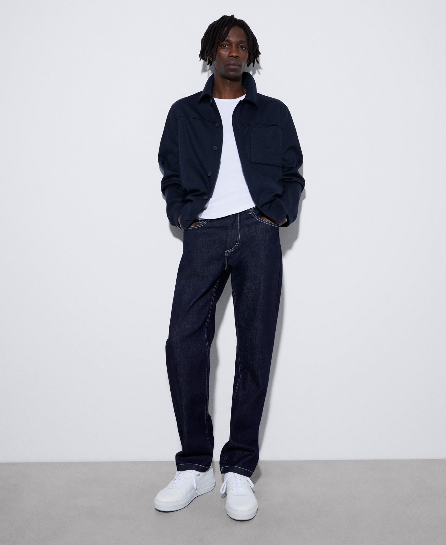 Double face wool jacket image number 1