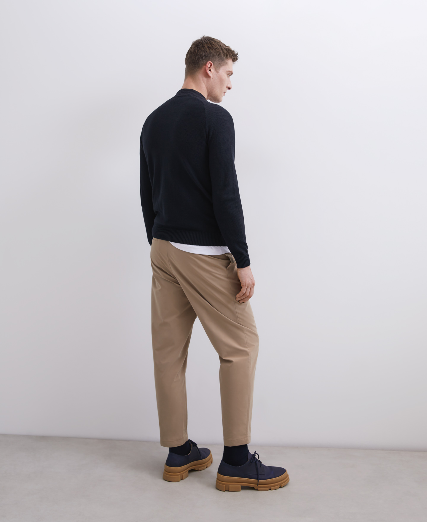 Varsity cardigan with zip closure image number 1