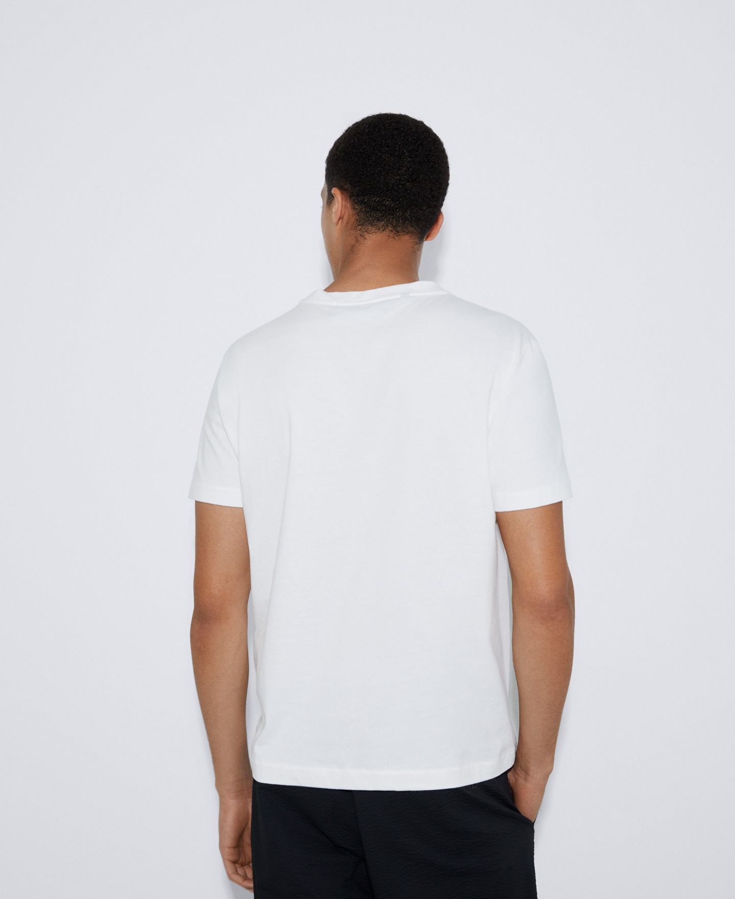 Organic cotton crew neck t-shirt image number 2