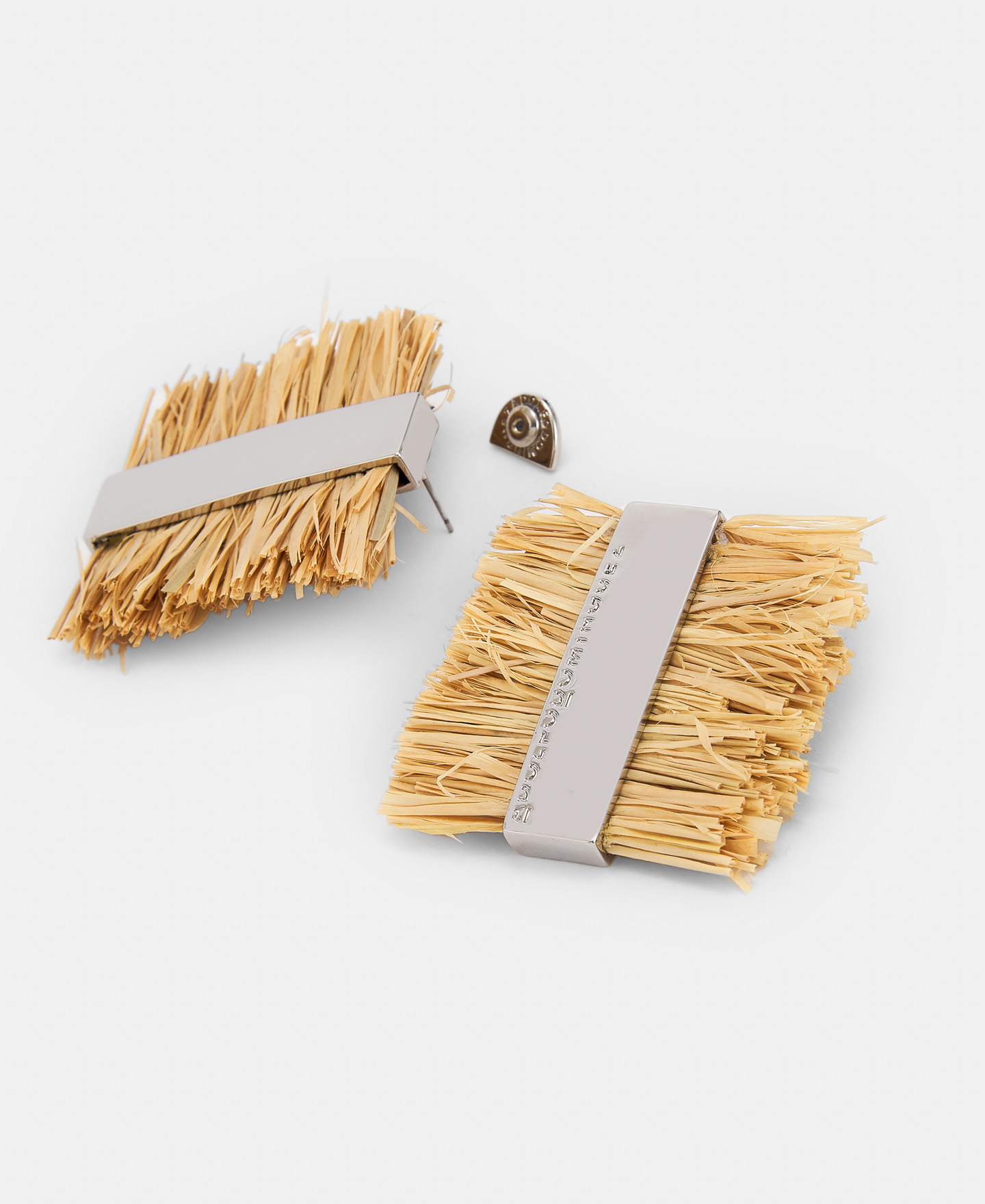 Paper and metal earrings image number 2