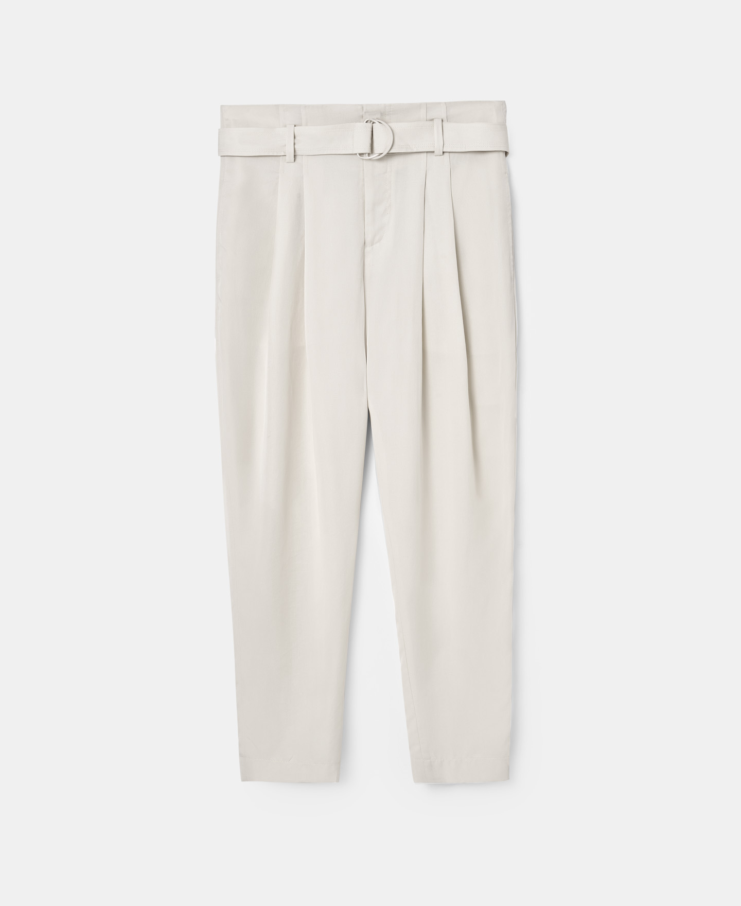 Pantalón de pinzas en lyocell image number 4