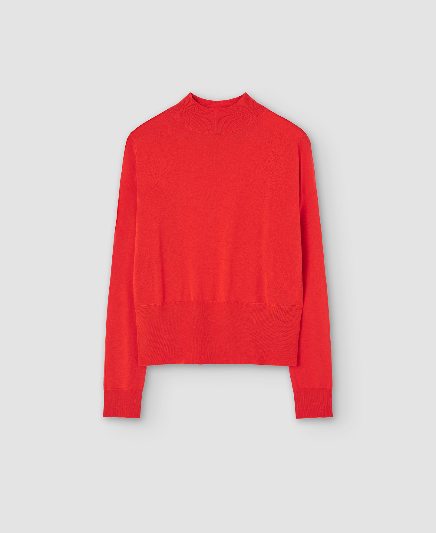 Merino wool high collar sweater image number 4