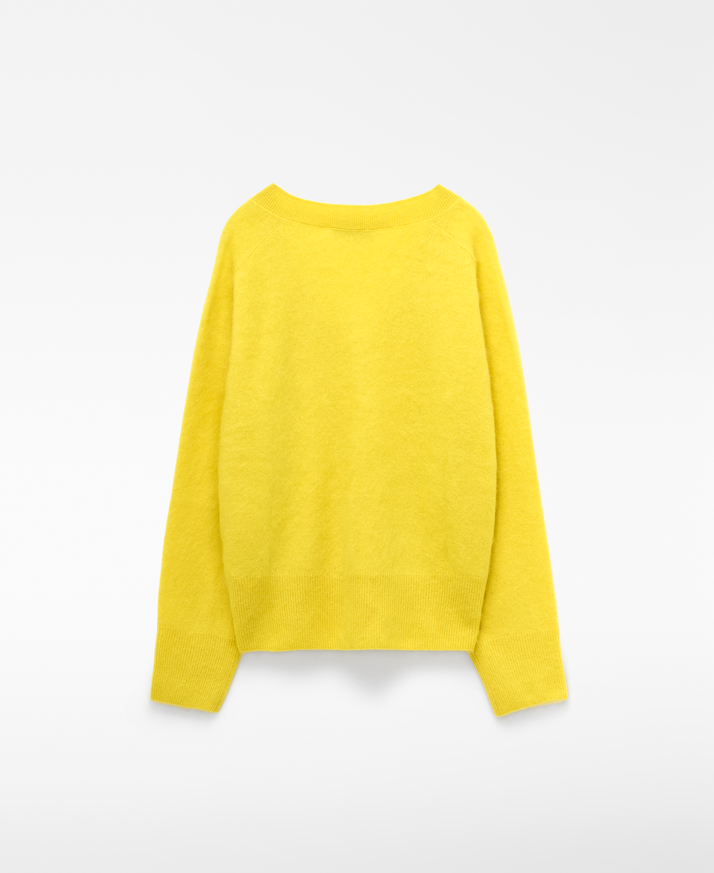 Brushed knit merino wool sweater image number 5