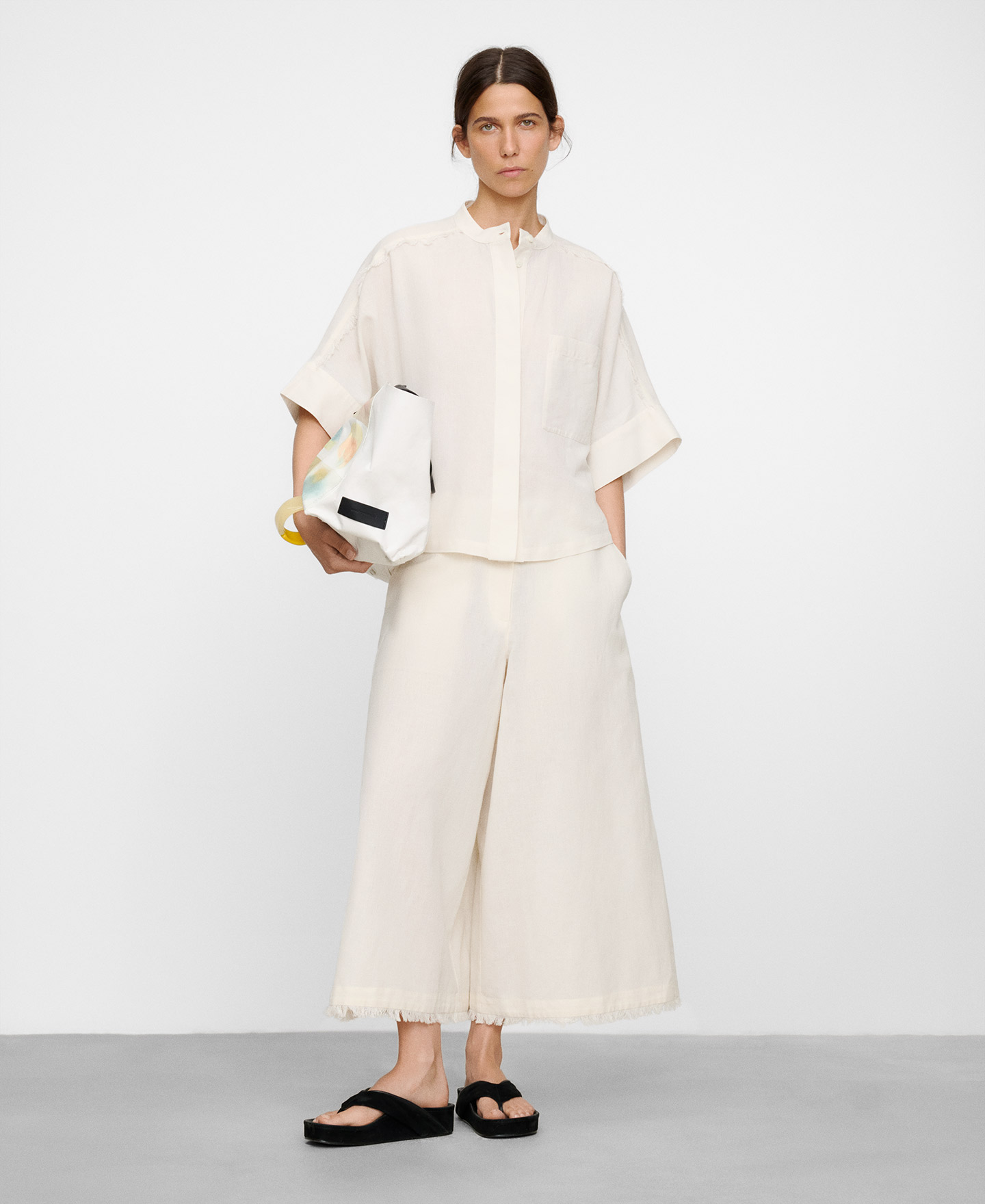 Culotte-Hose mit Fransen image number 1