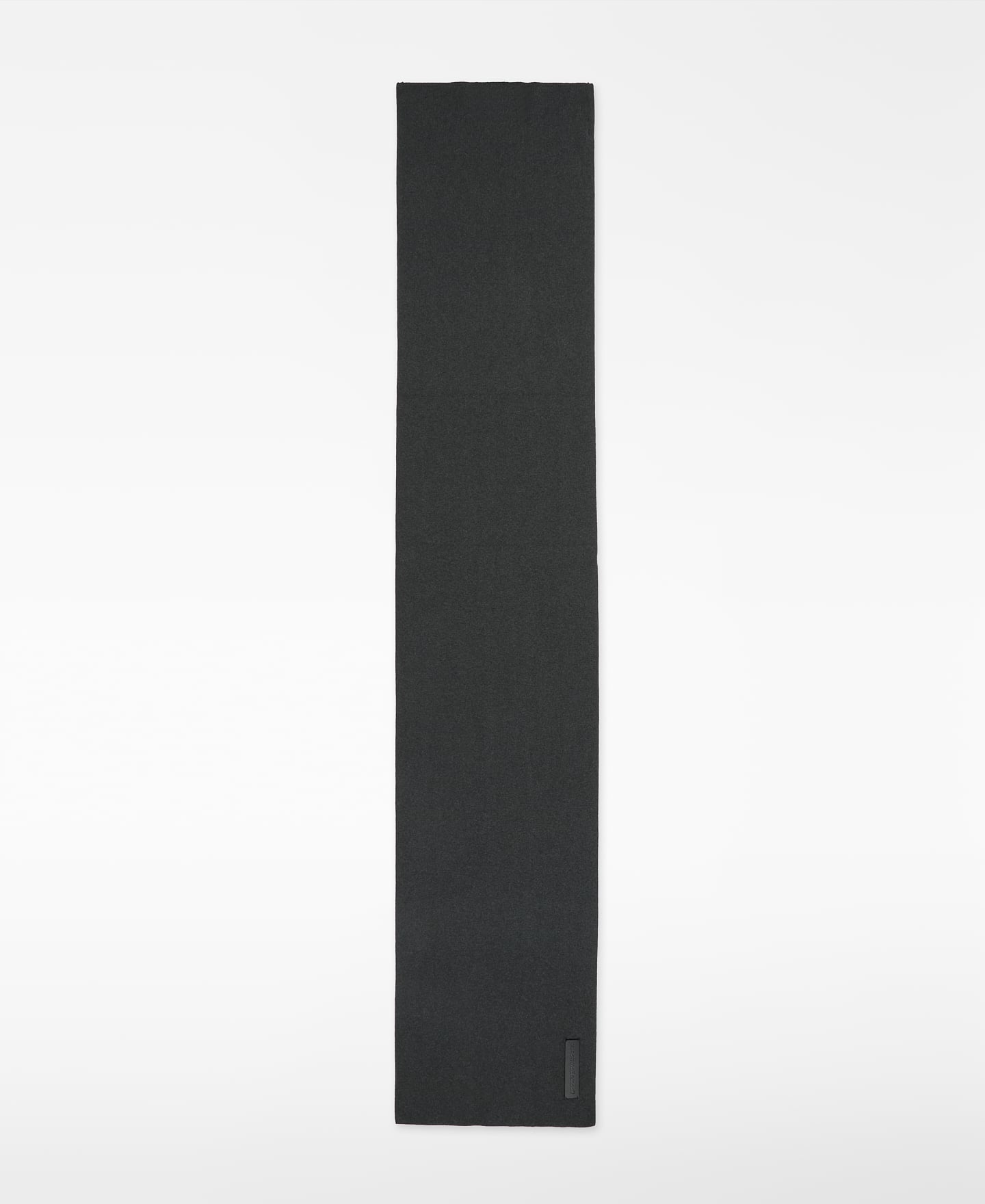 Cotton plain-knit scarf image number 0