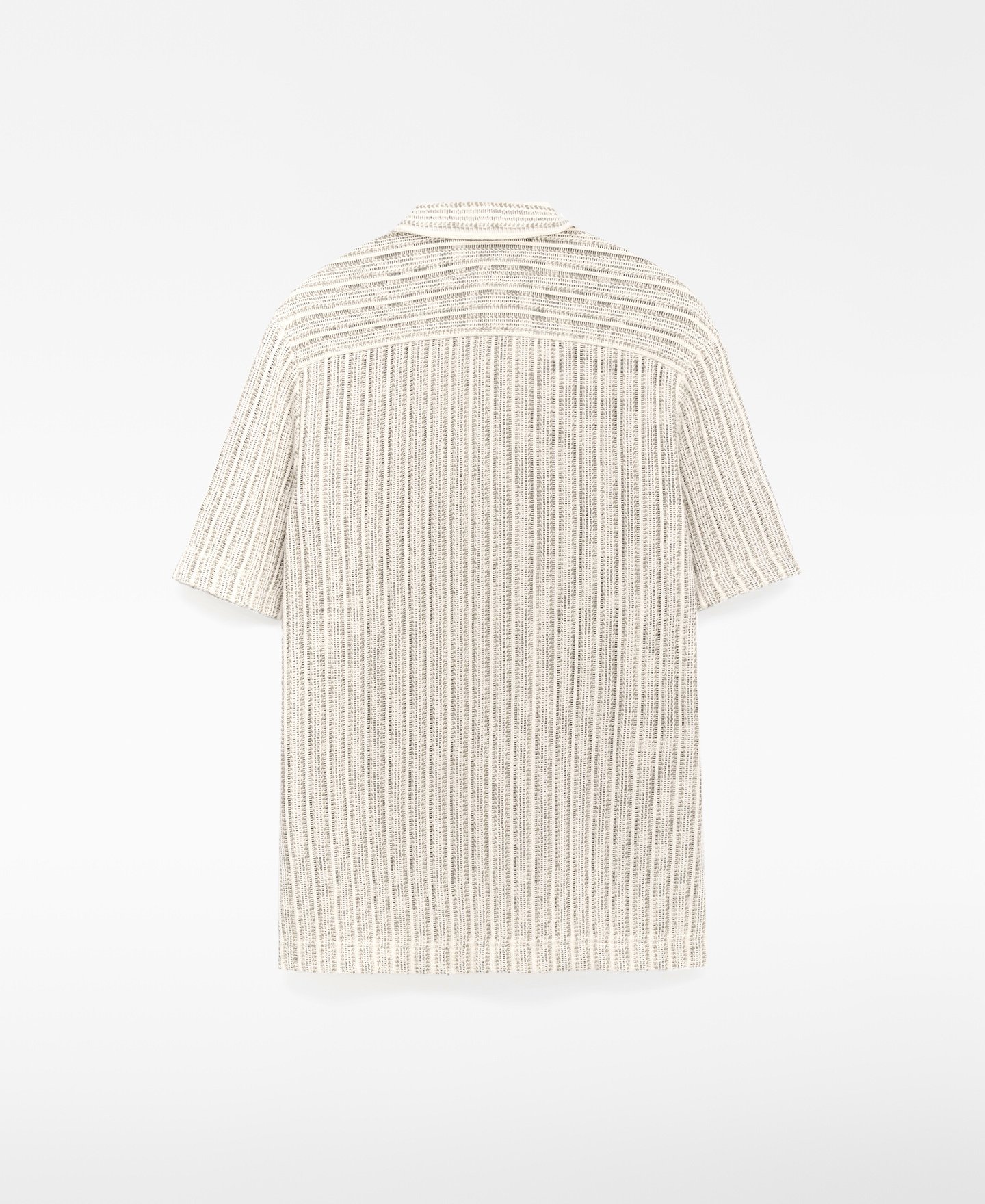Bowling collar structured shirt man image number 7