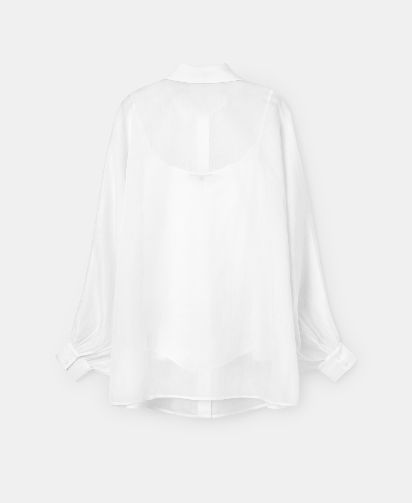Wide shirt with puffed sleeves image number 5