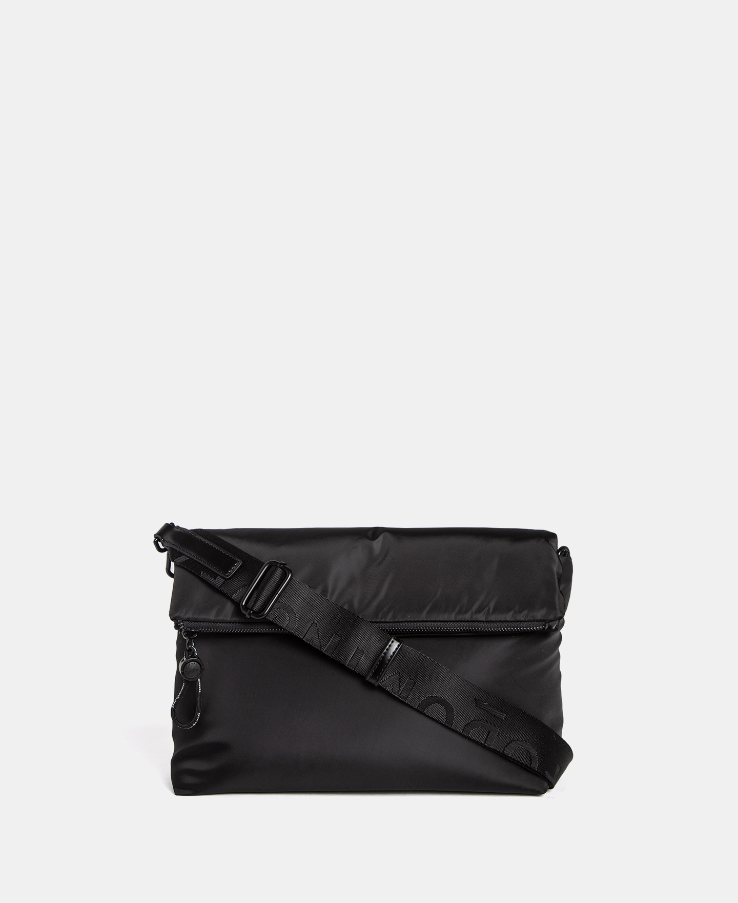 Padded fabric rectangular shoulder bag image number 0