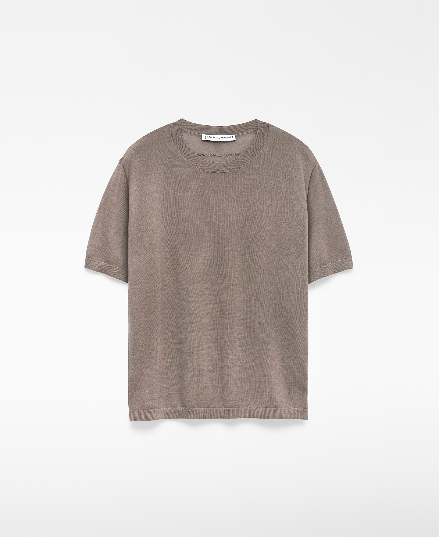 Merino wool short sleeve sweater woman image number 4