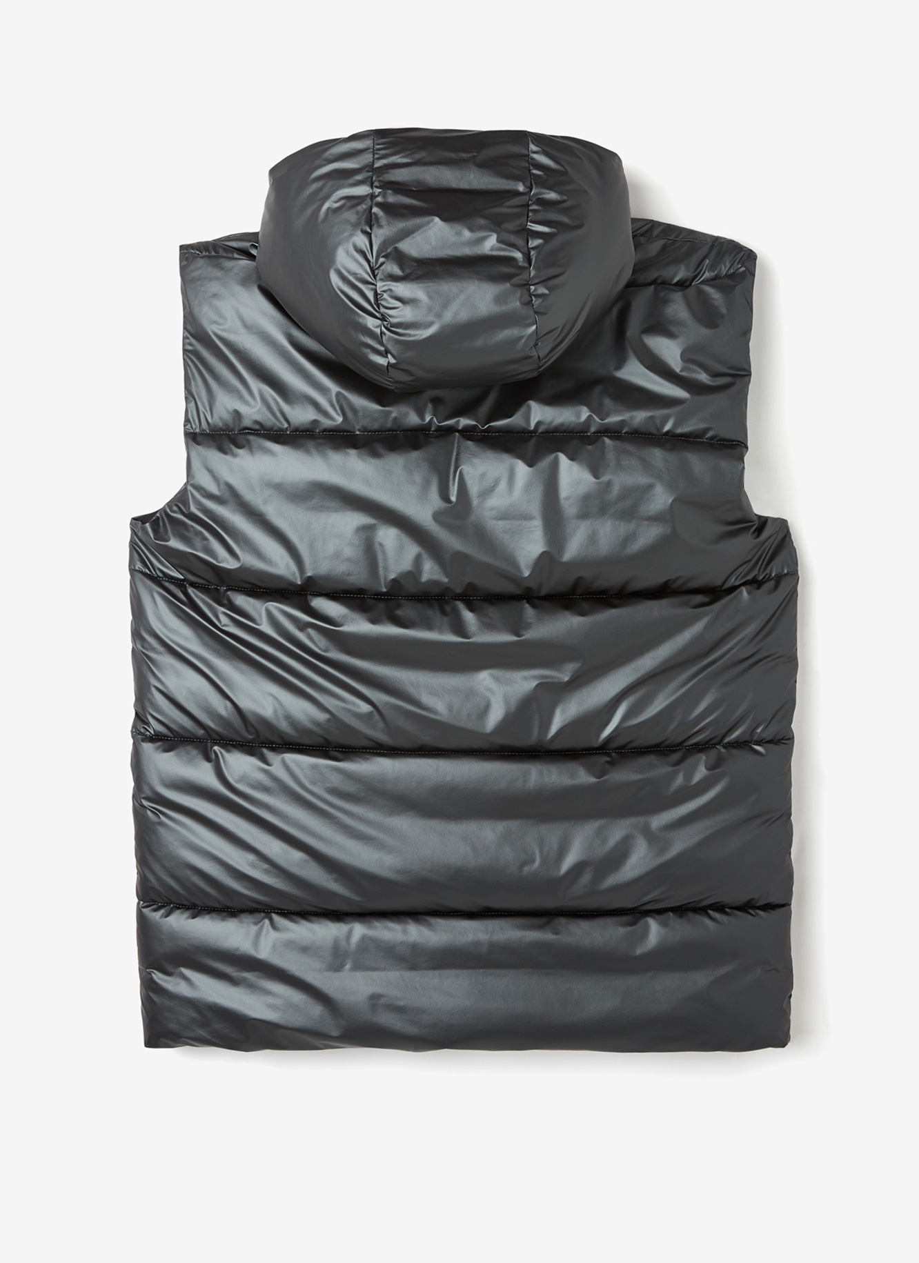 Padded waistcoat with hood image number 5