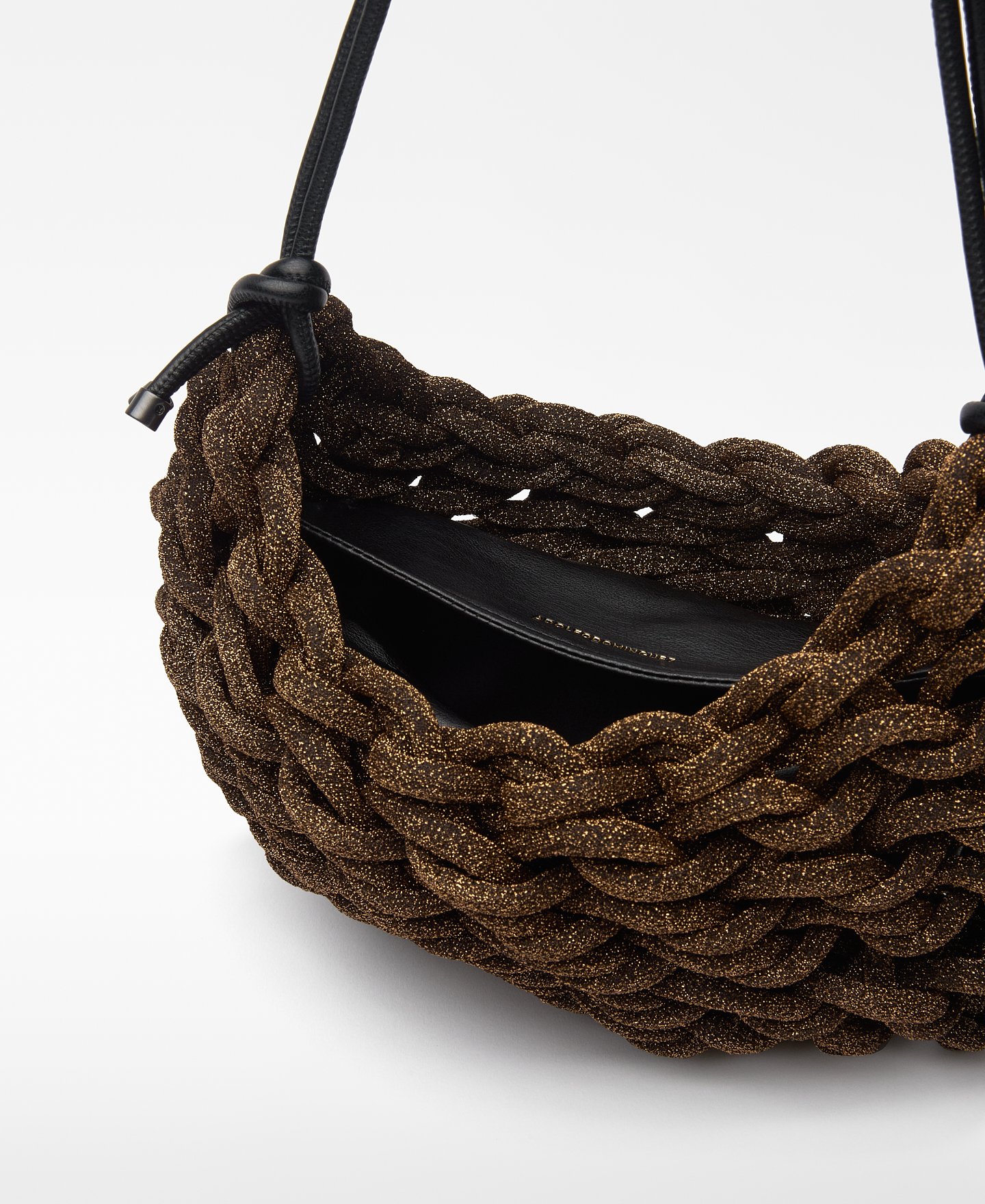 Bolso cóctel tubulares trenzados mujer image number 3