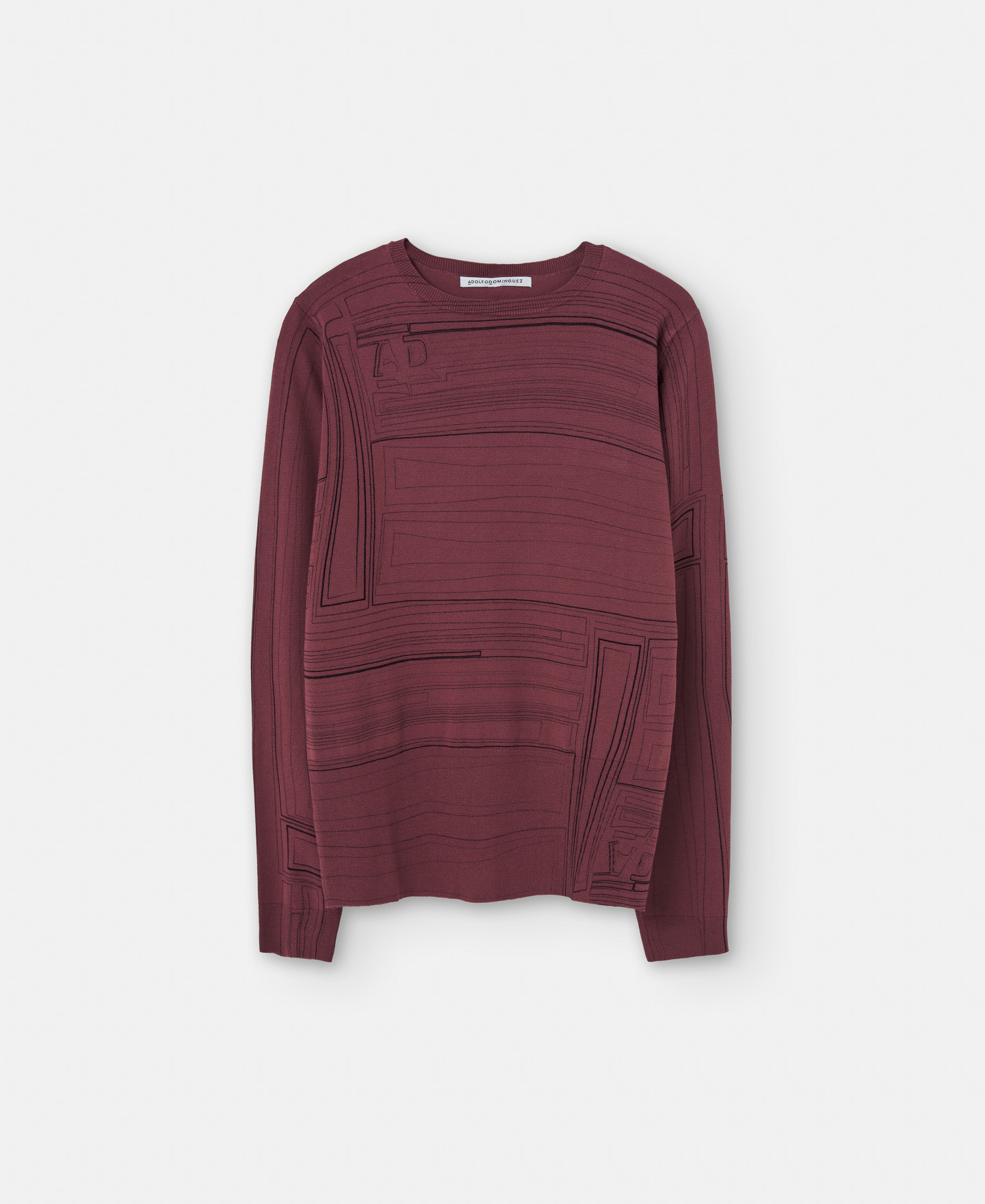 Viscose printed sweater image number 0