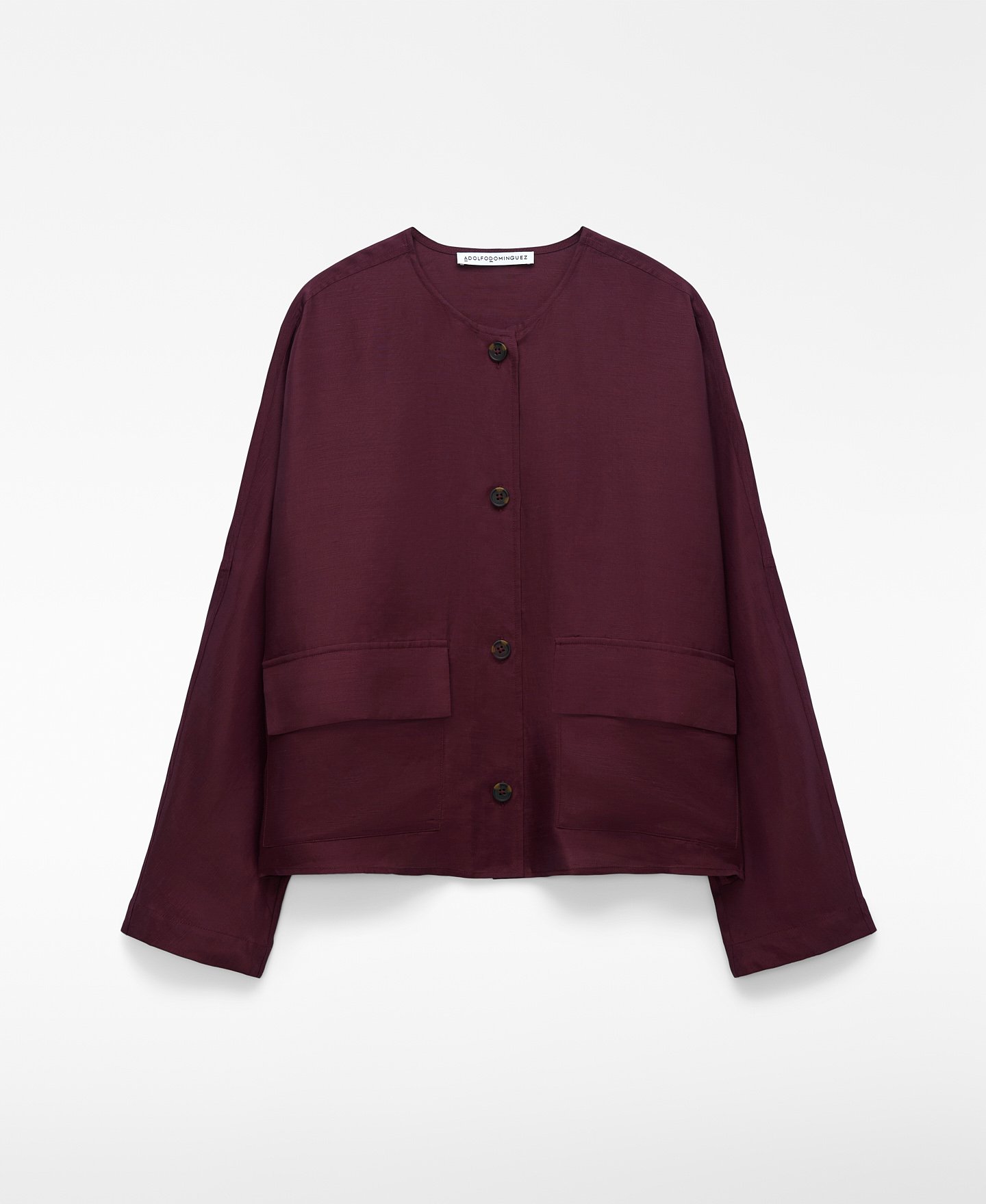 Camisa corta cuello caja image number 4