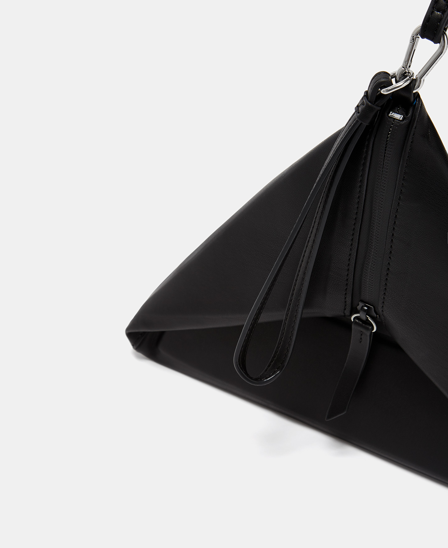 Triangular crossbody bag with volume image number 1