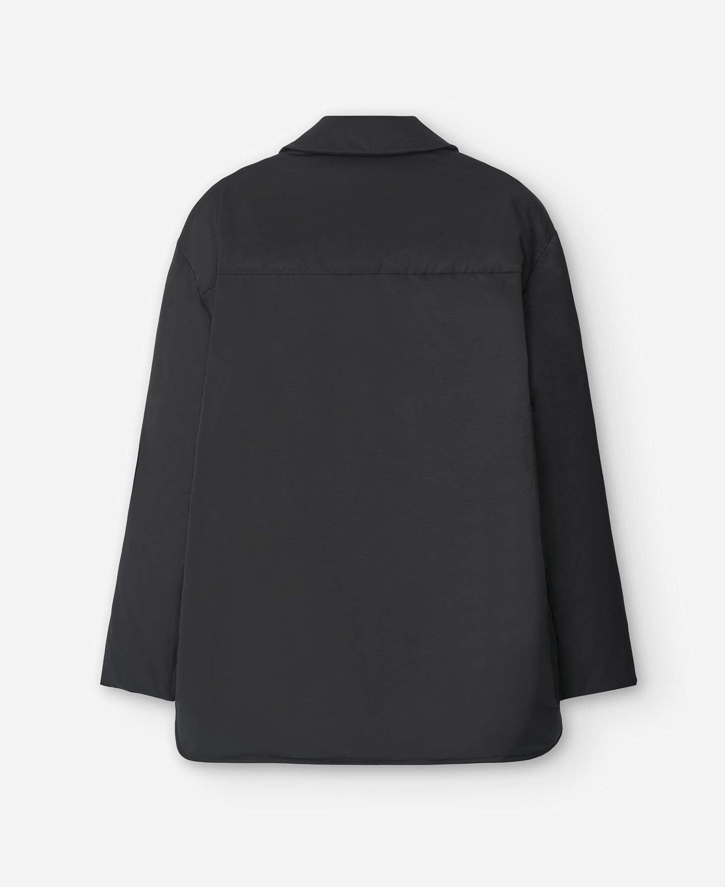 Black padded jacket for men image number 5
