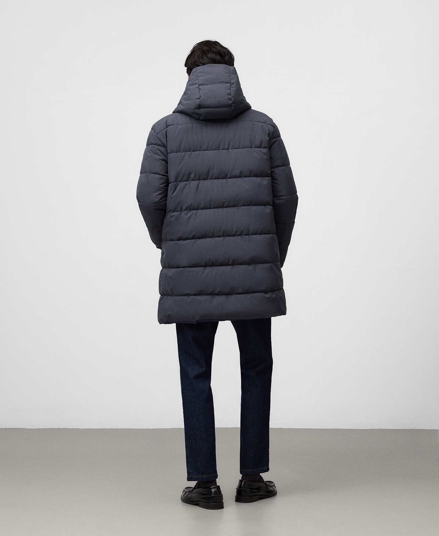 Reversible padded jacket man image number 3