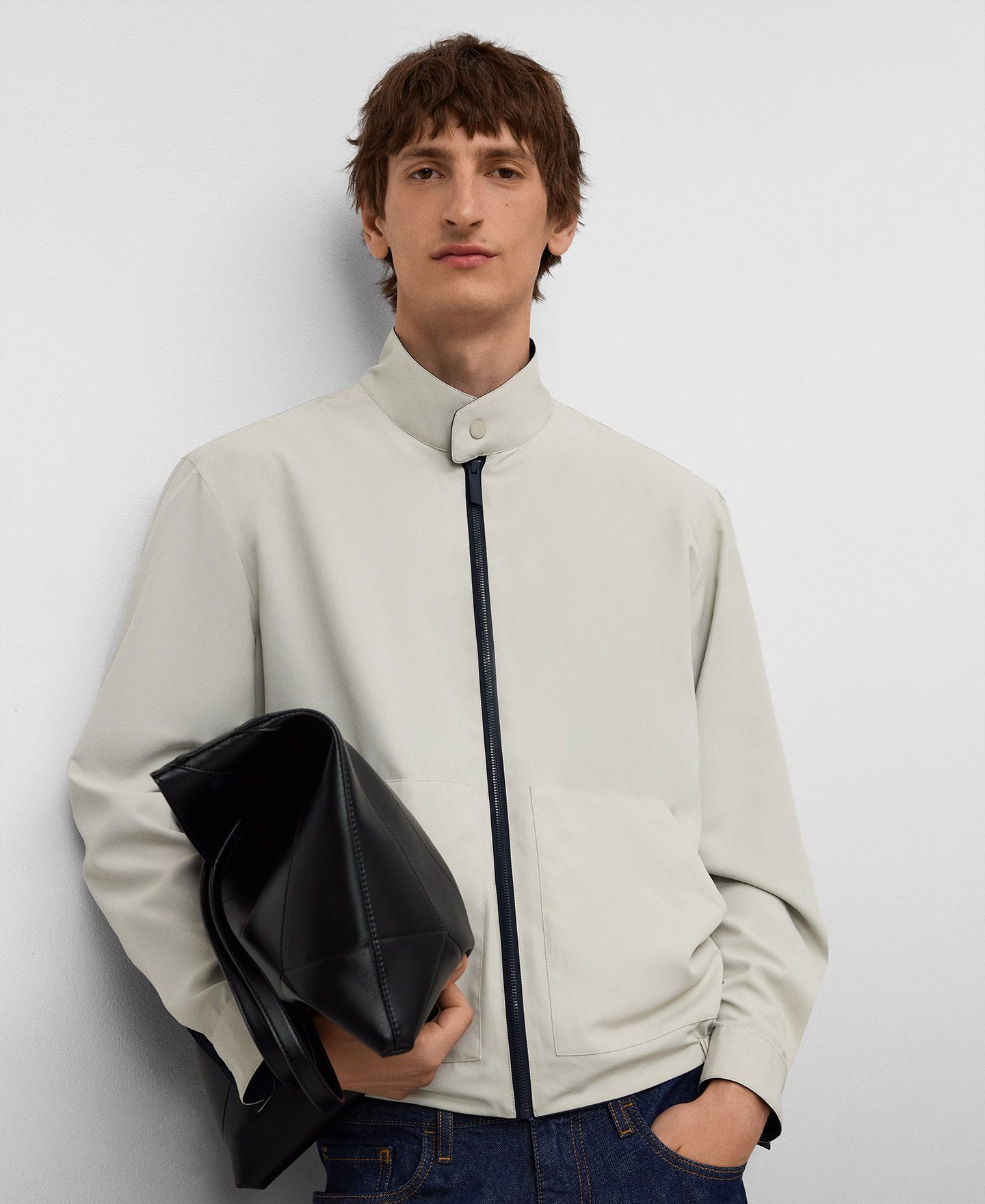 Nylon reversible jacket man image number 5