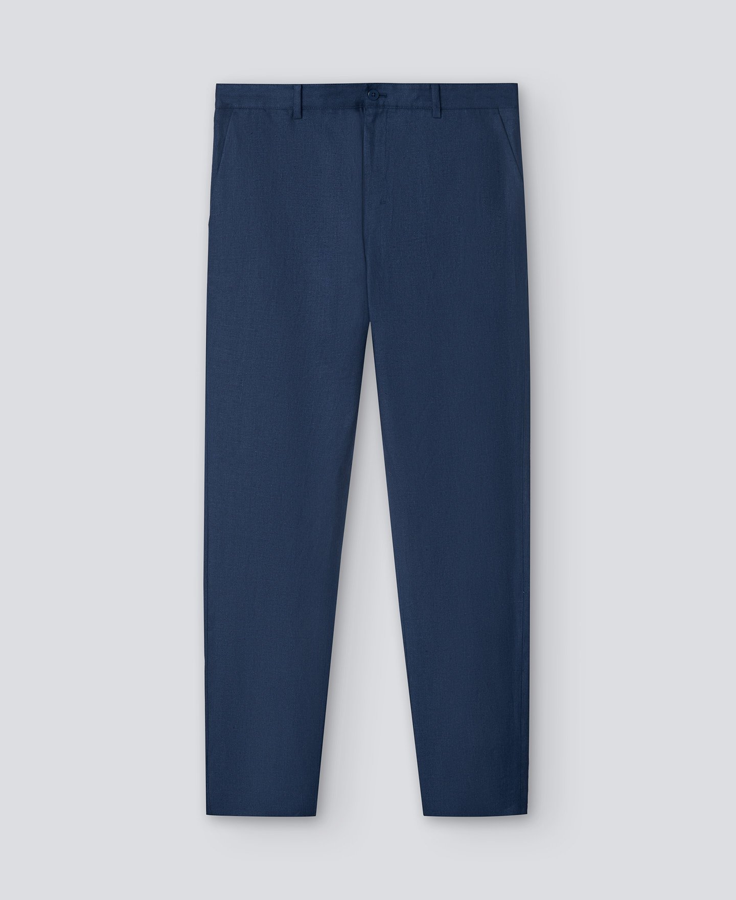 Pantalón chino en lino y algodón hombre image number 4