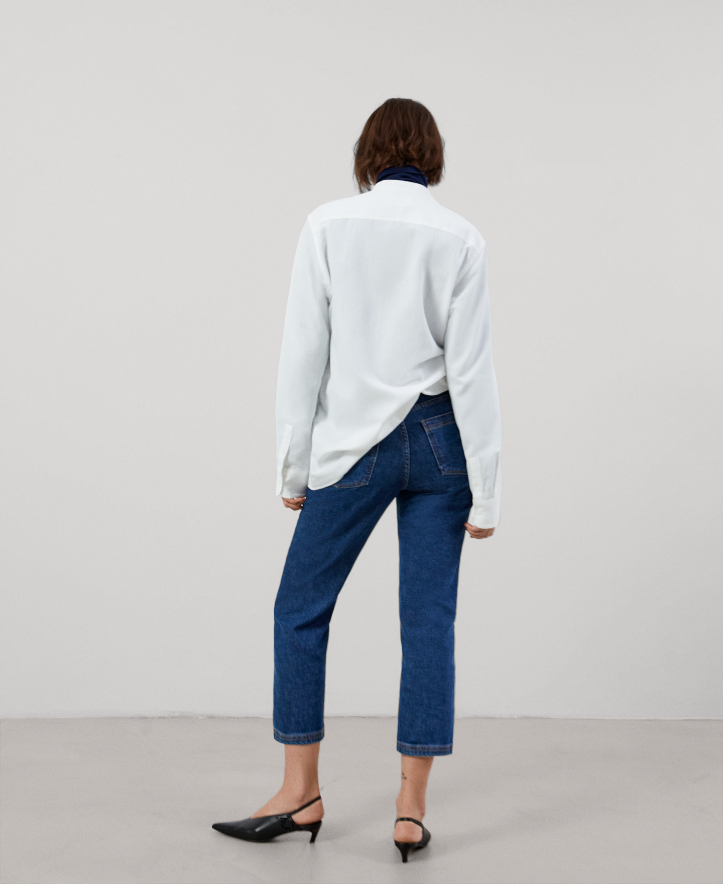 Five pocket denim trousers image number 2