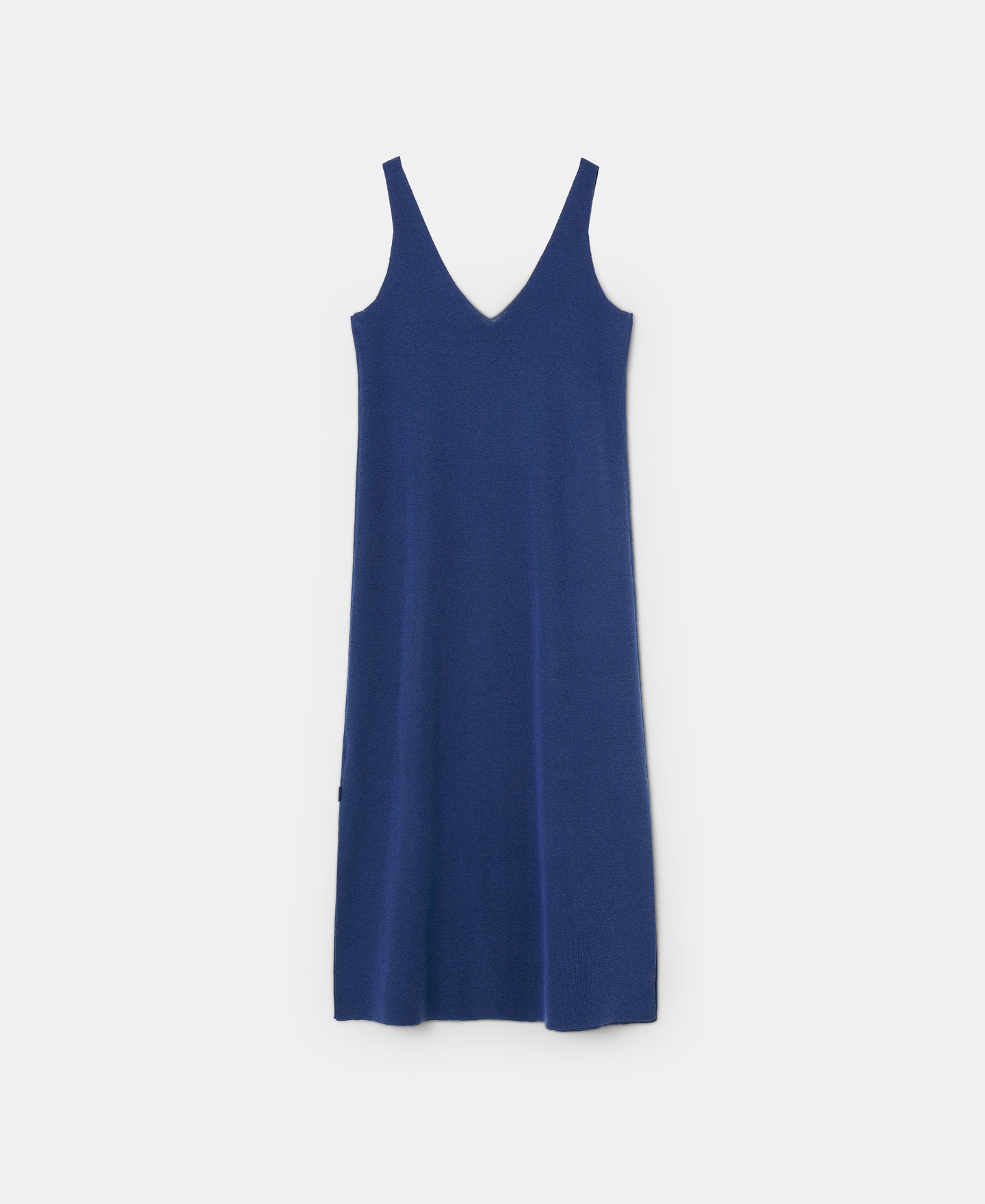 Vestido azul de punto image number 5