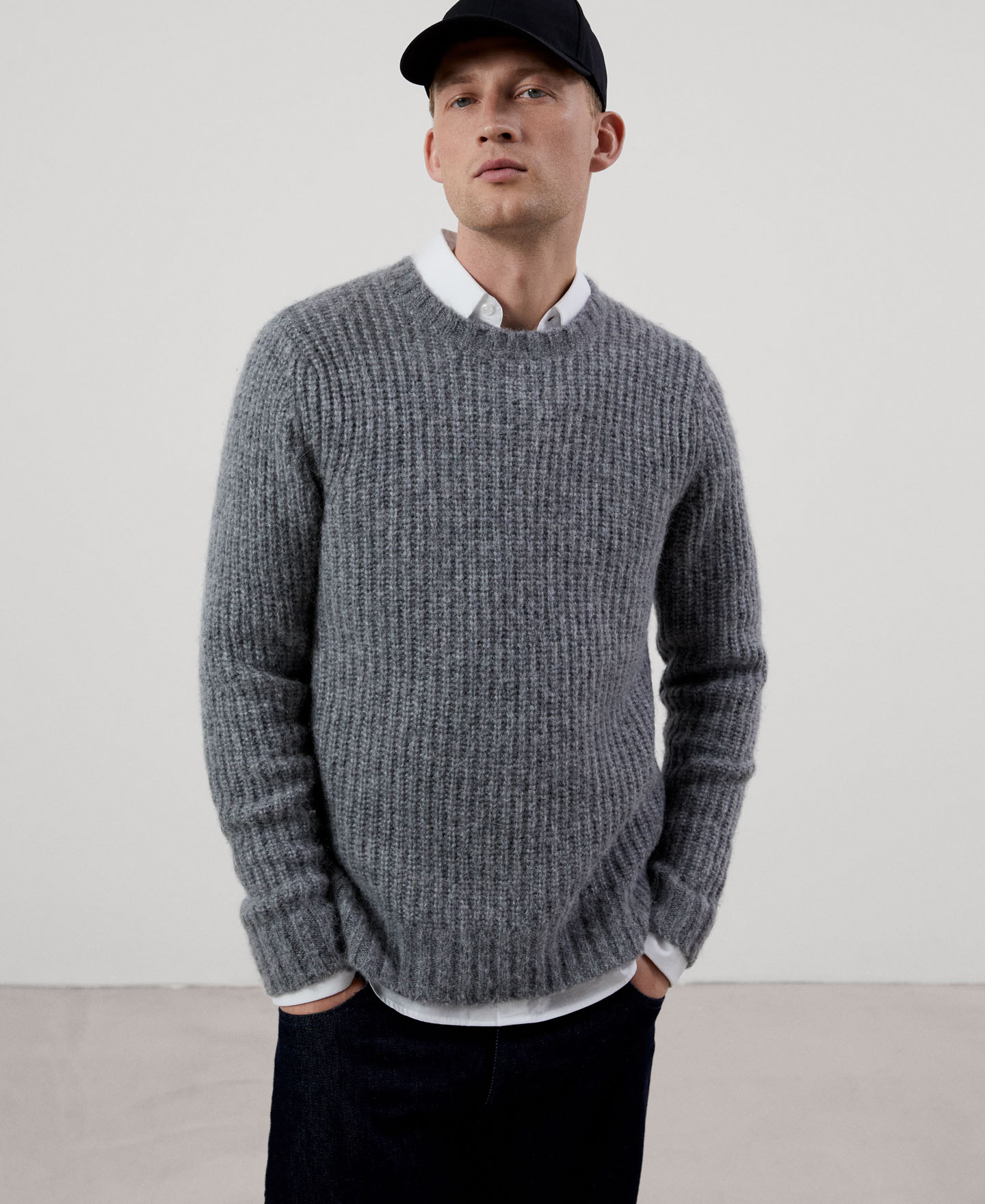 Merino wool fabric sweater image number 0