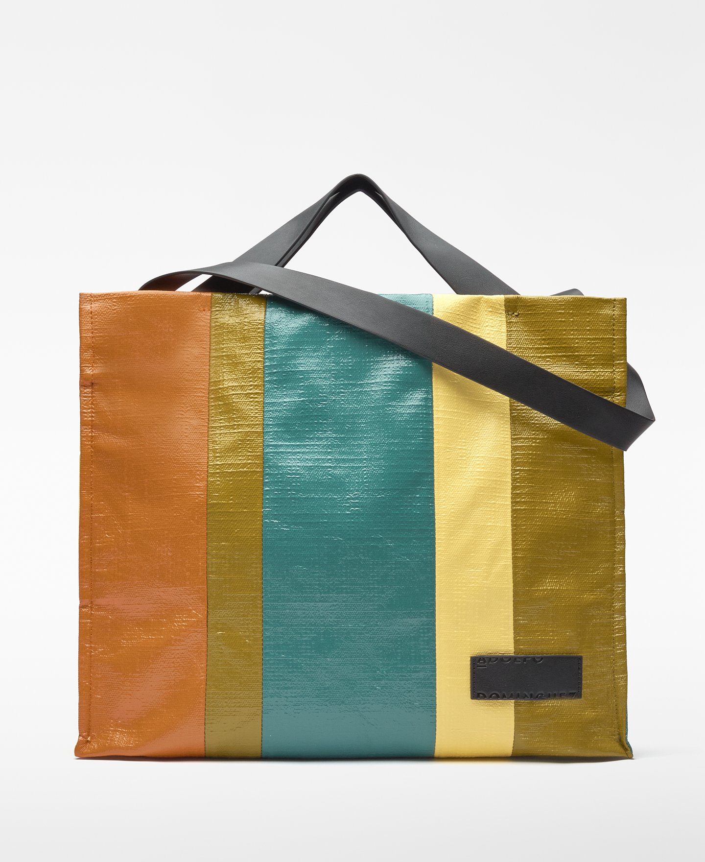 Maxi shopper rayas multicolor lona image number 0