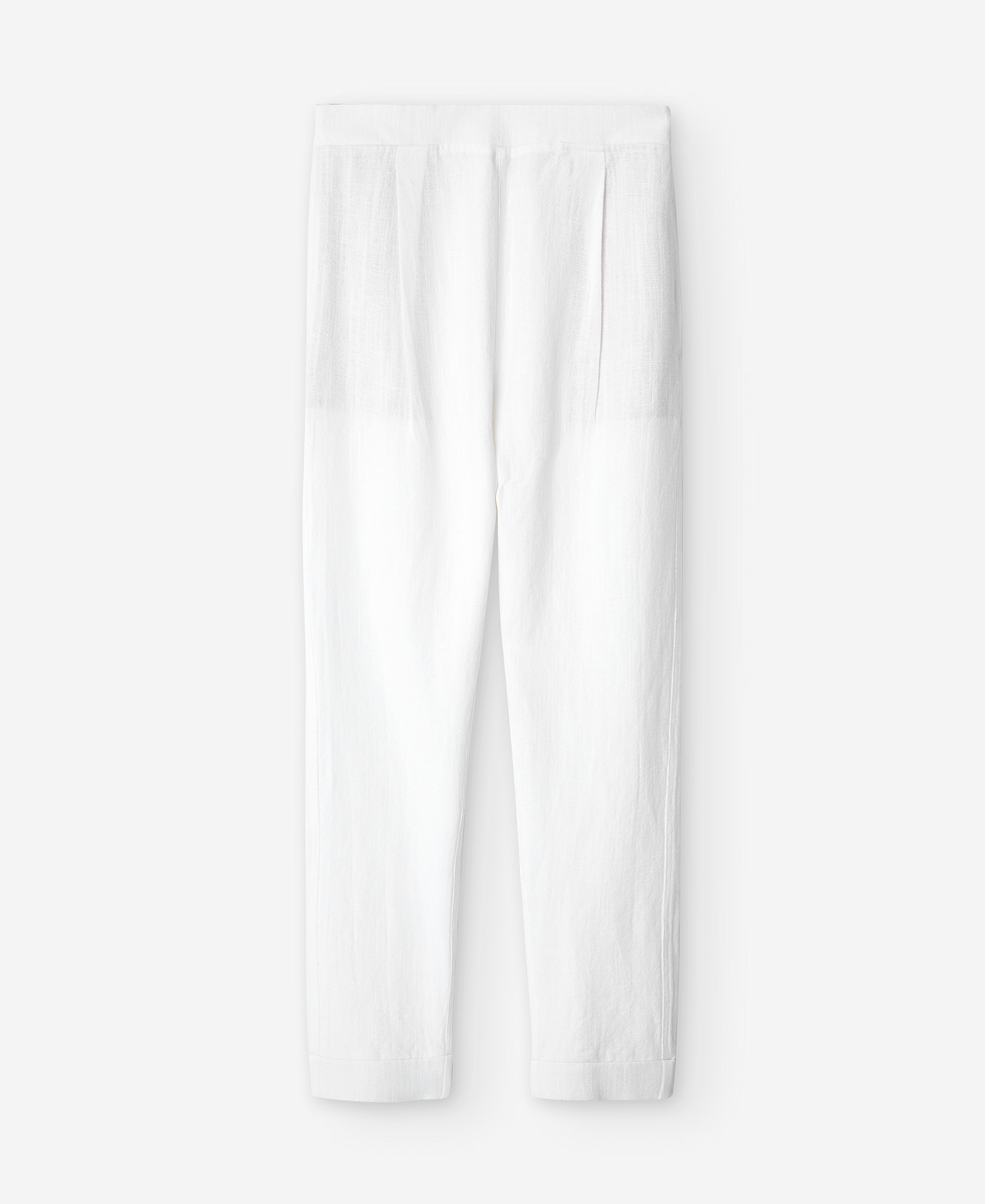 Pantalón jogger en lino y algodón image number 5