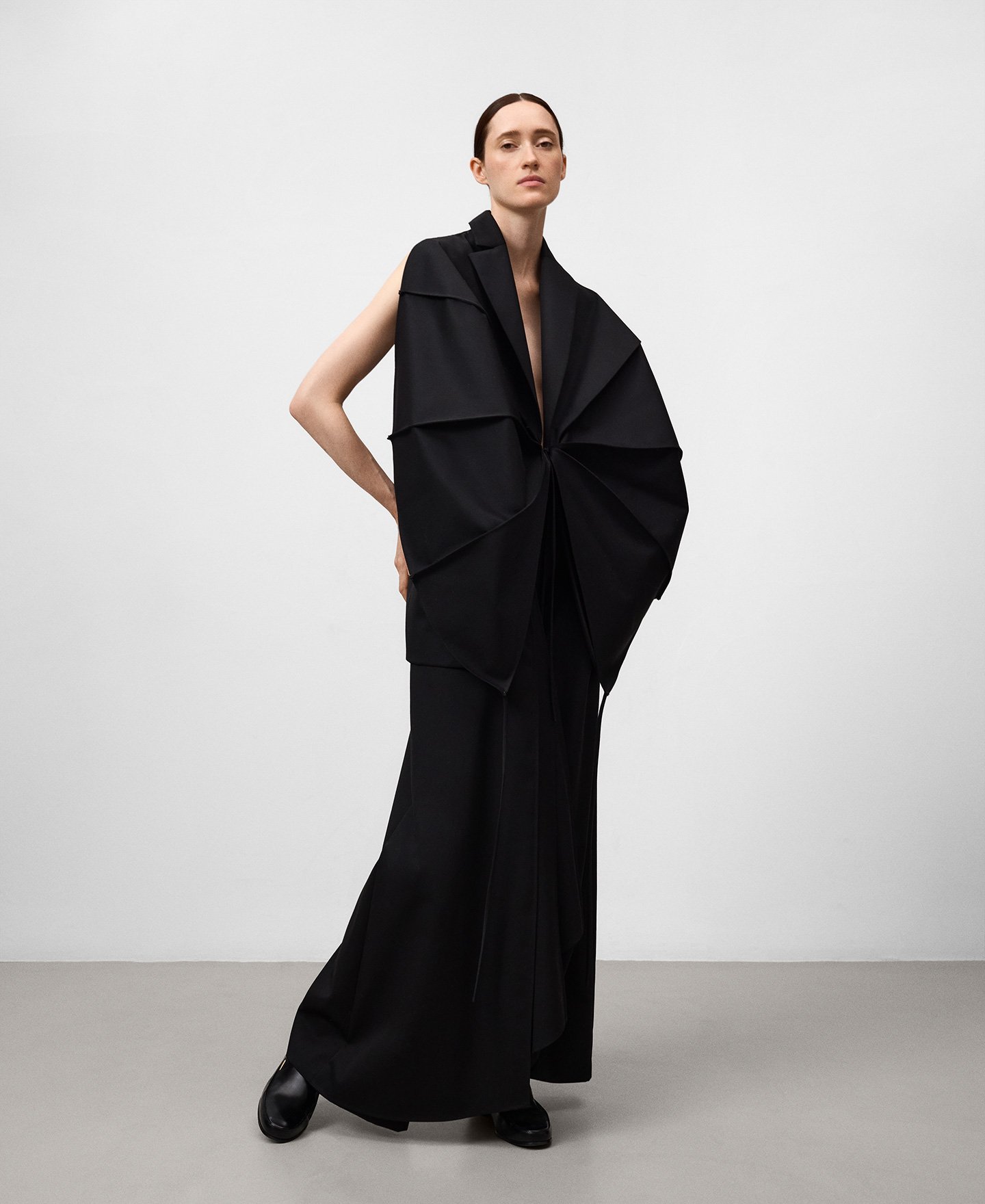 Trousers with front panel woman image number 5