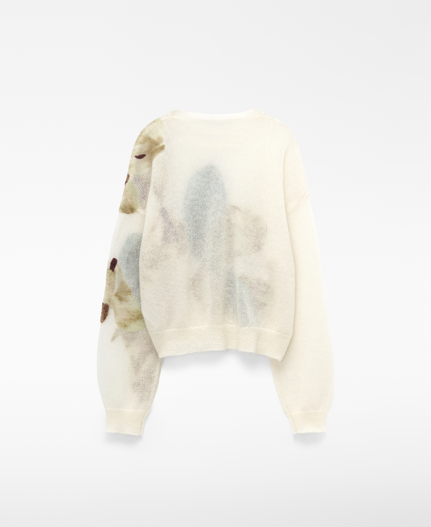 Mohair blend felted-effect sweater image number 5