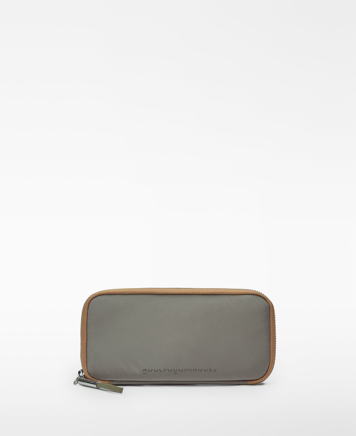 Plain fabric rectangular wallet woman image number 0