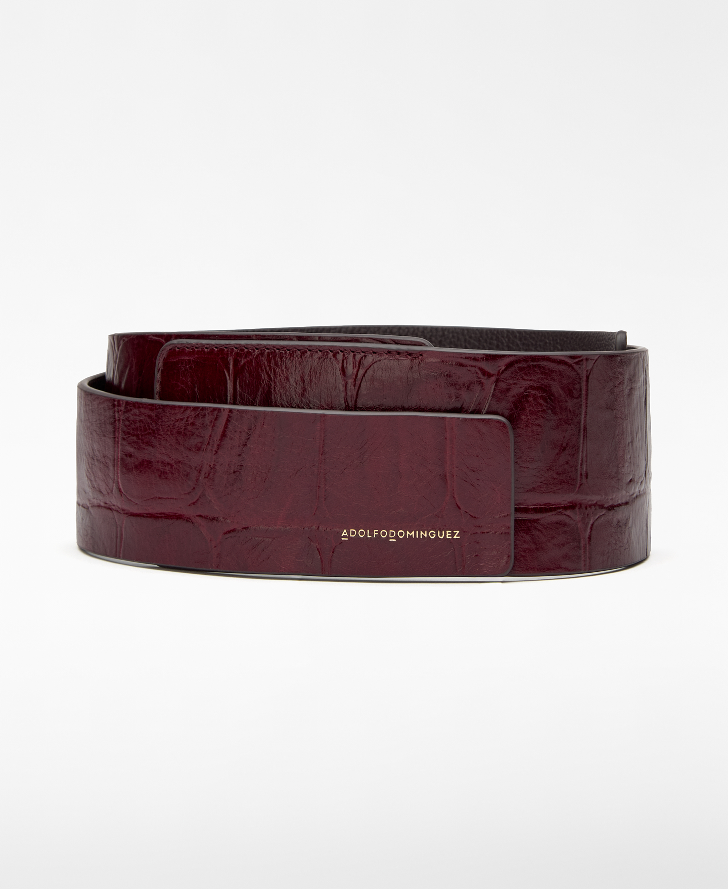 Croc-effect cummerbund image number 0