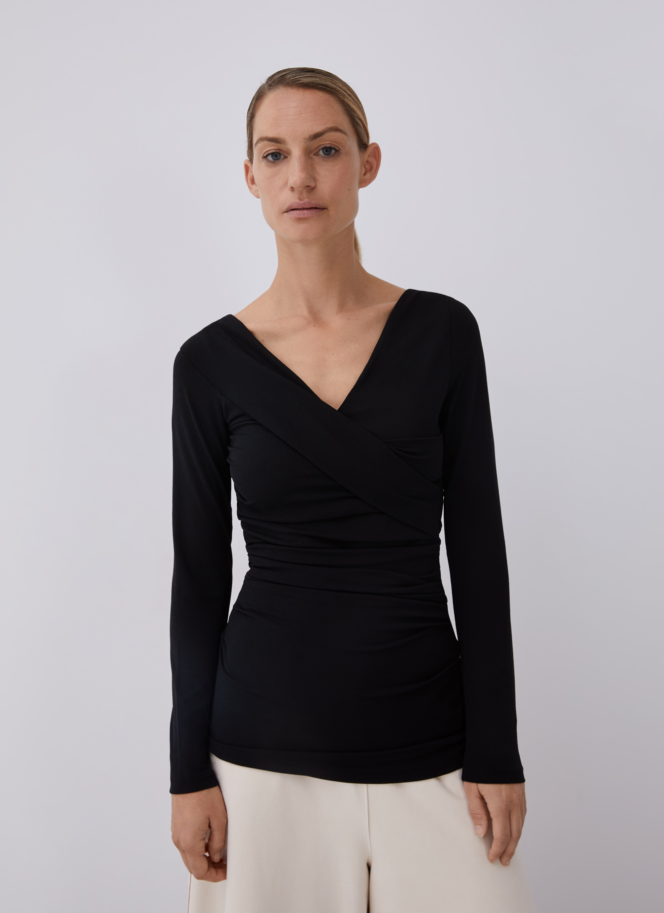 T-shirt with special neckline image number 0