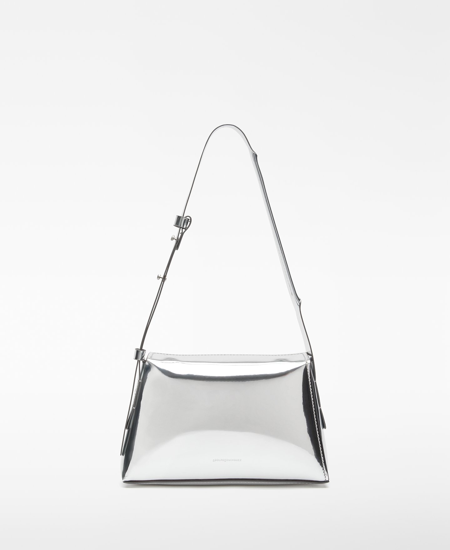 Mica metallic-finish shoulder bag woman image number 0