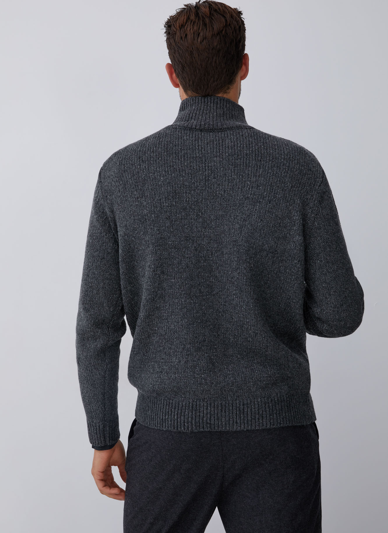 Perkins collar knit sweater image number 1