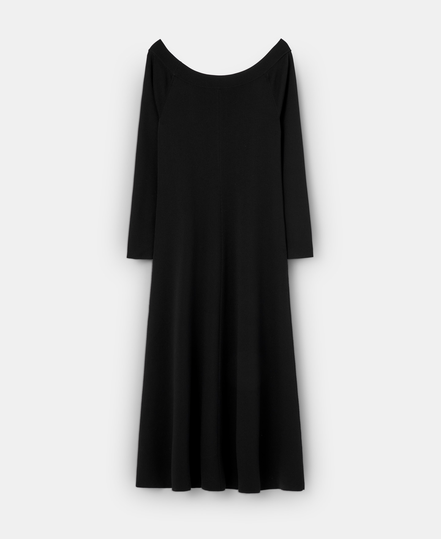 Knit dress with bateau neckline image number 5