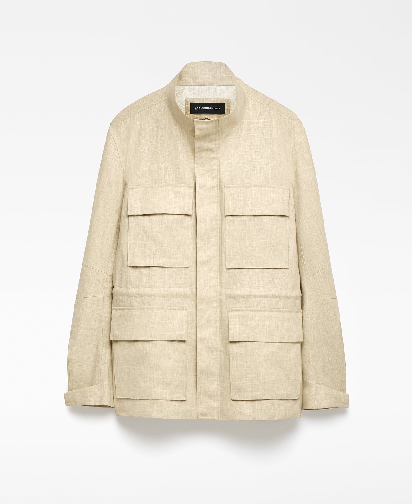 Veste saharienne en lin européen homme image number 6