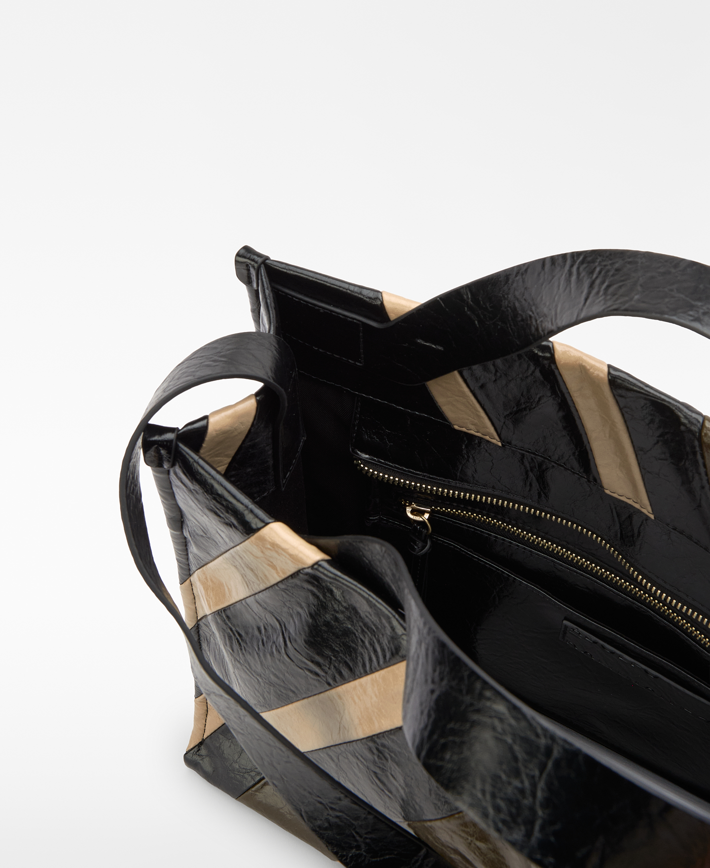 Ori&oacute;n patchwork leather maxi shopper image number 3