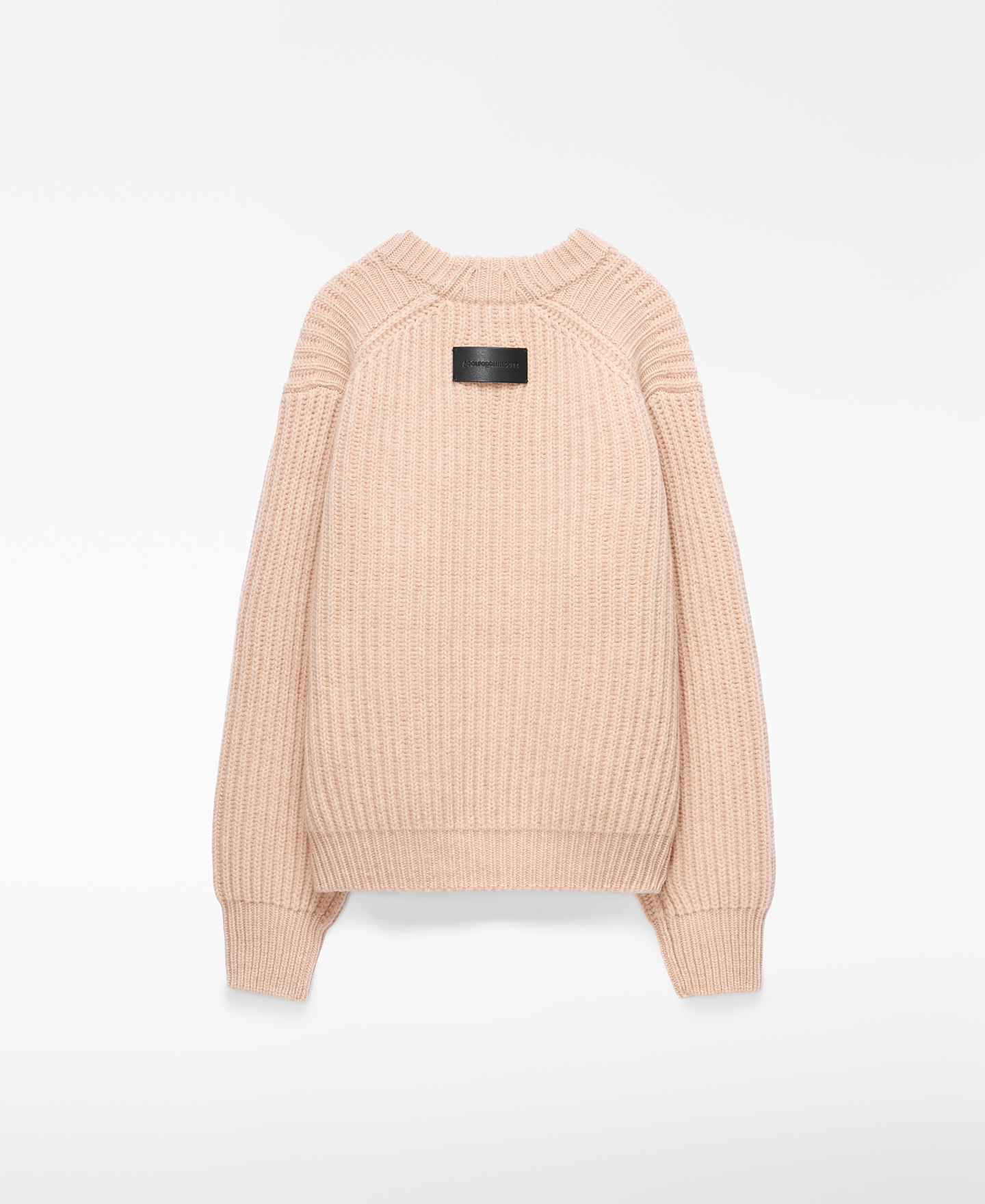 Merino wool crew collar sweater image number 1