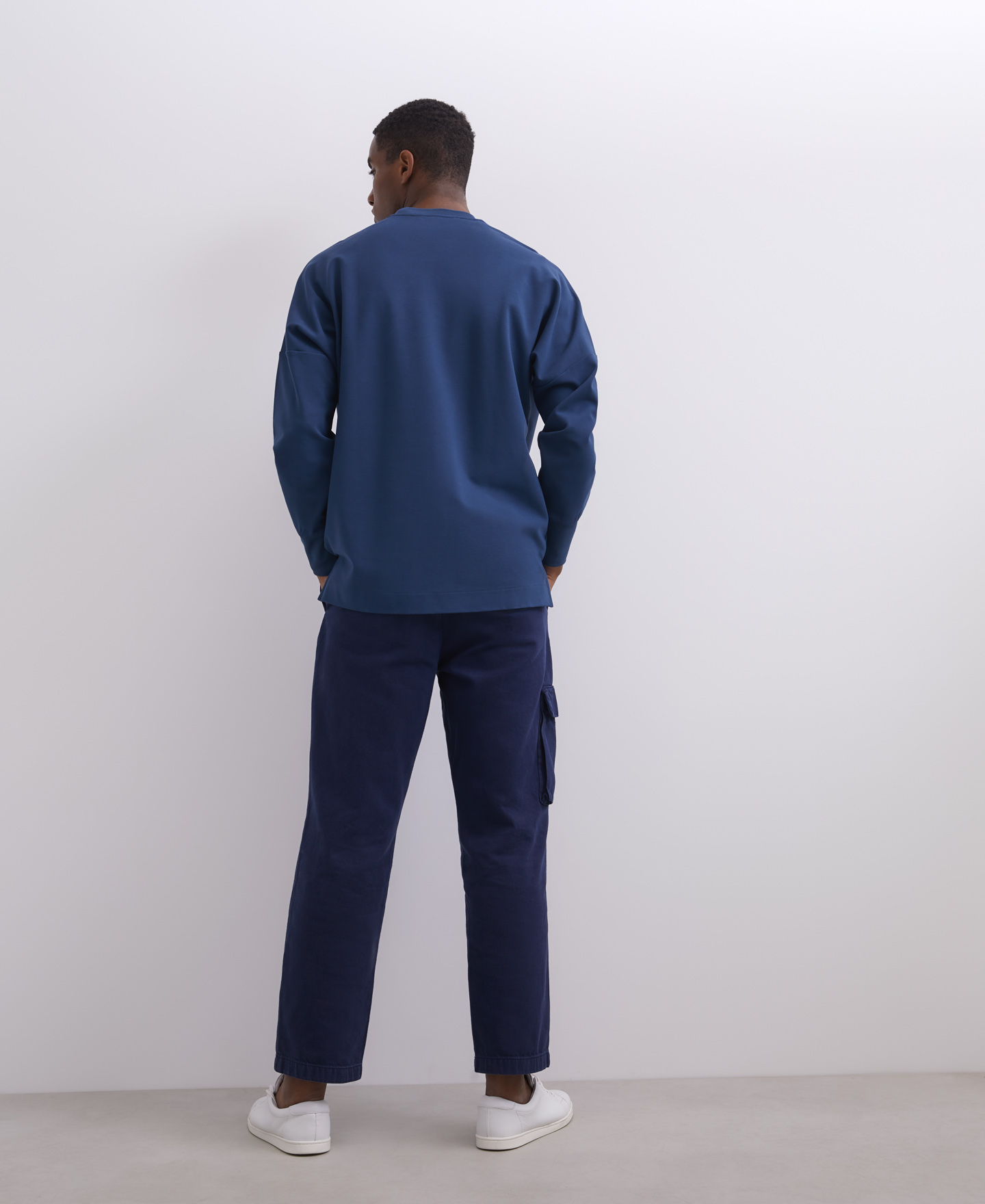 Viscose crew neck sweatshirt image number 1