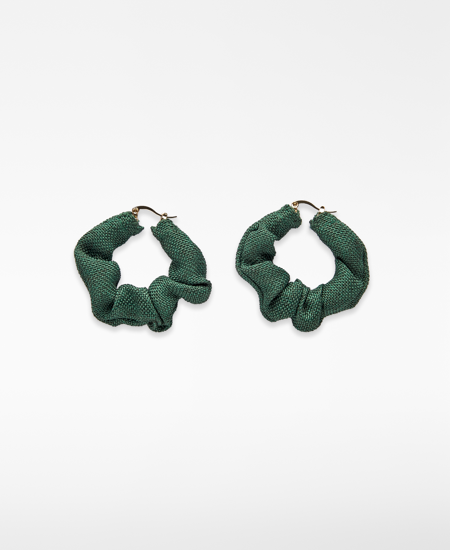 Aros lino europeo fruncido mujer image number 0