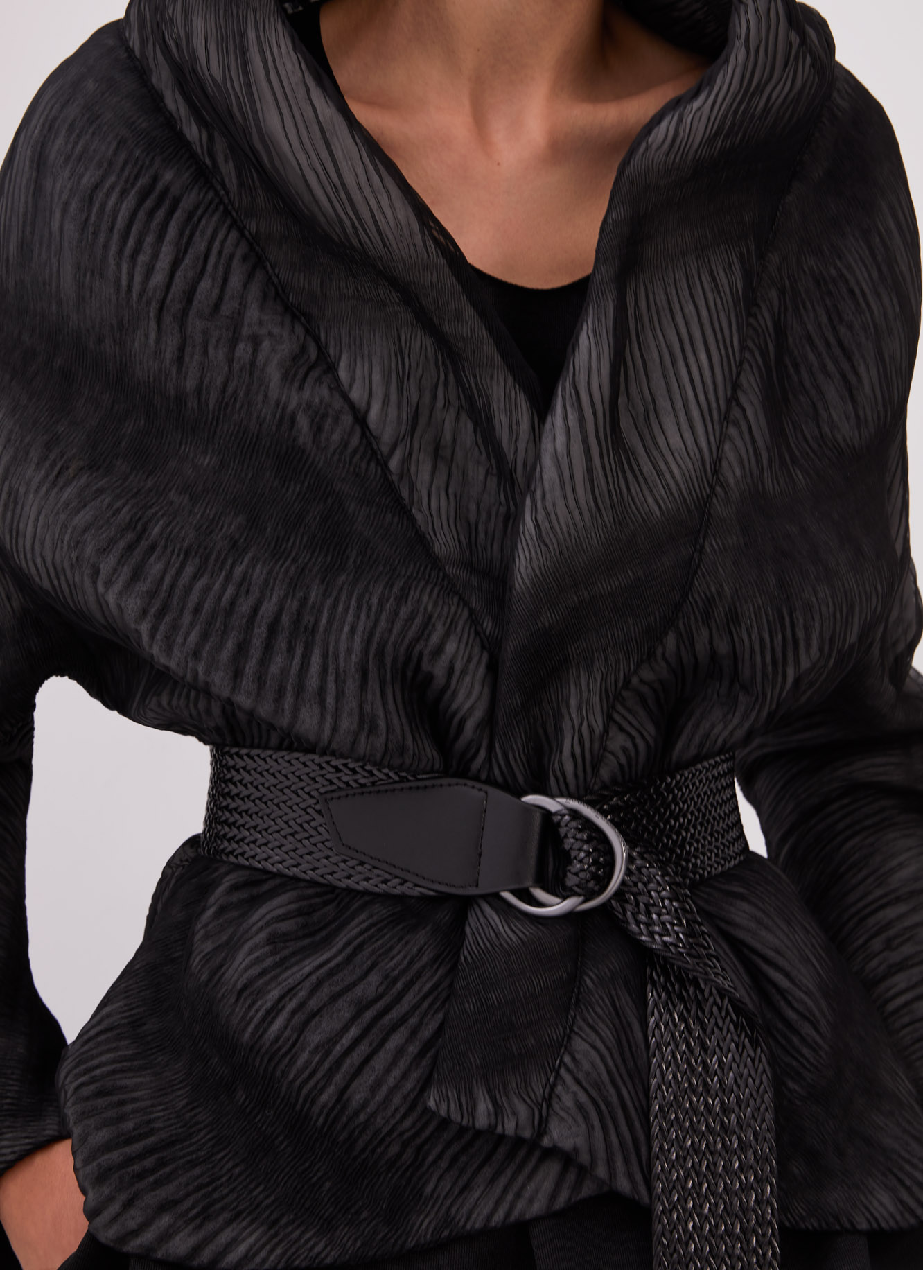 Wrapping crinkle jacket image number 3