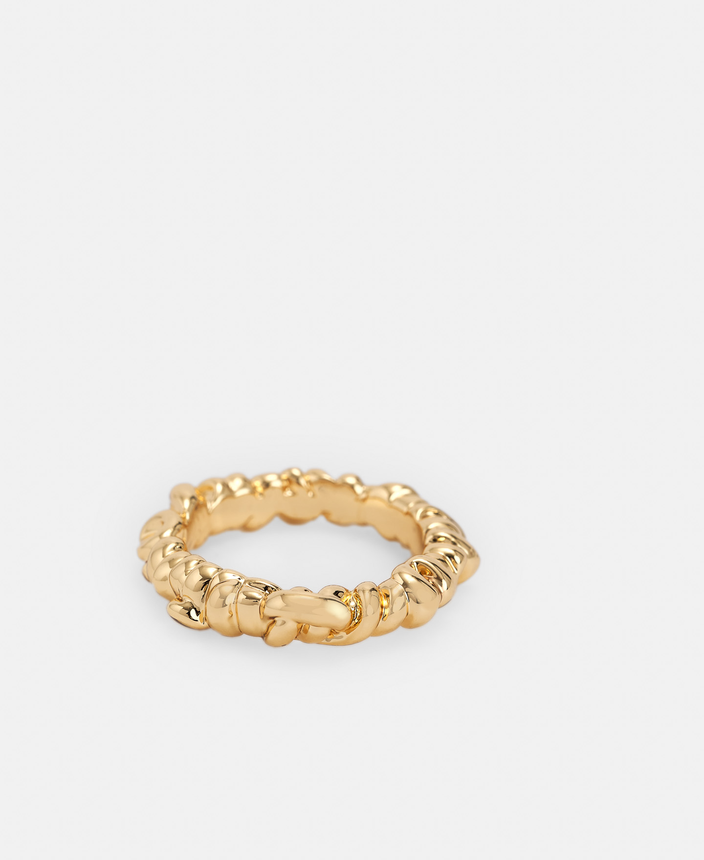Anillo motivo trenzado en zinc image number 1
