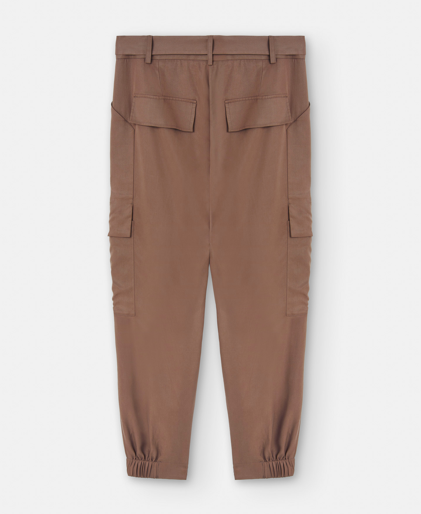 Lyocell cargo trousers image number 5