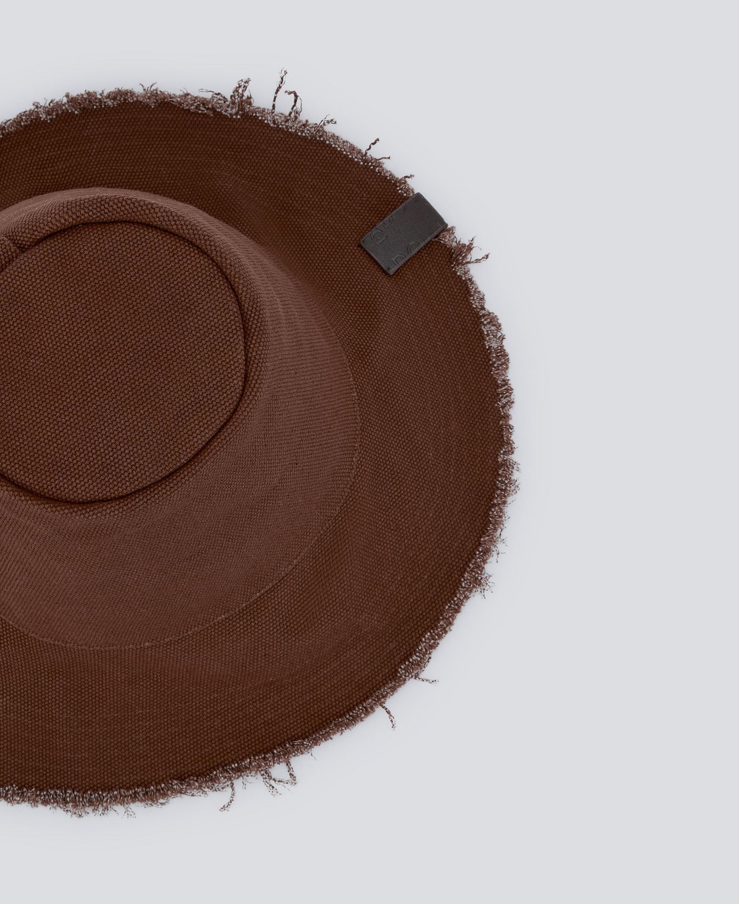 Cotton brown hat woman image number 1