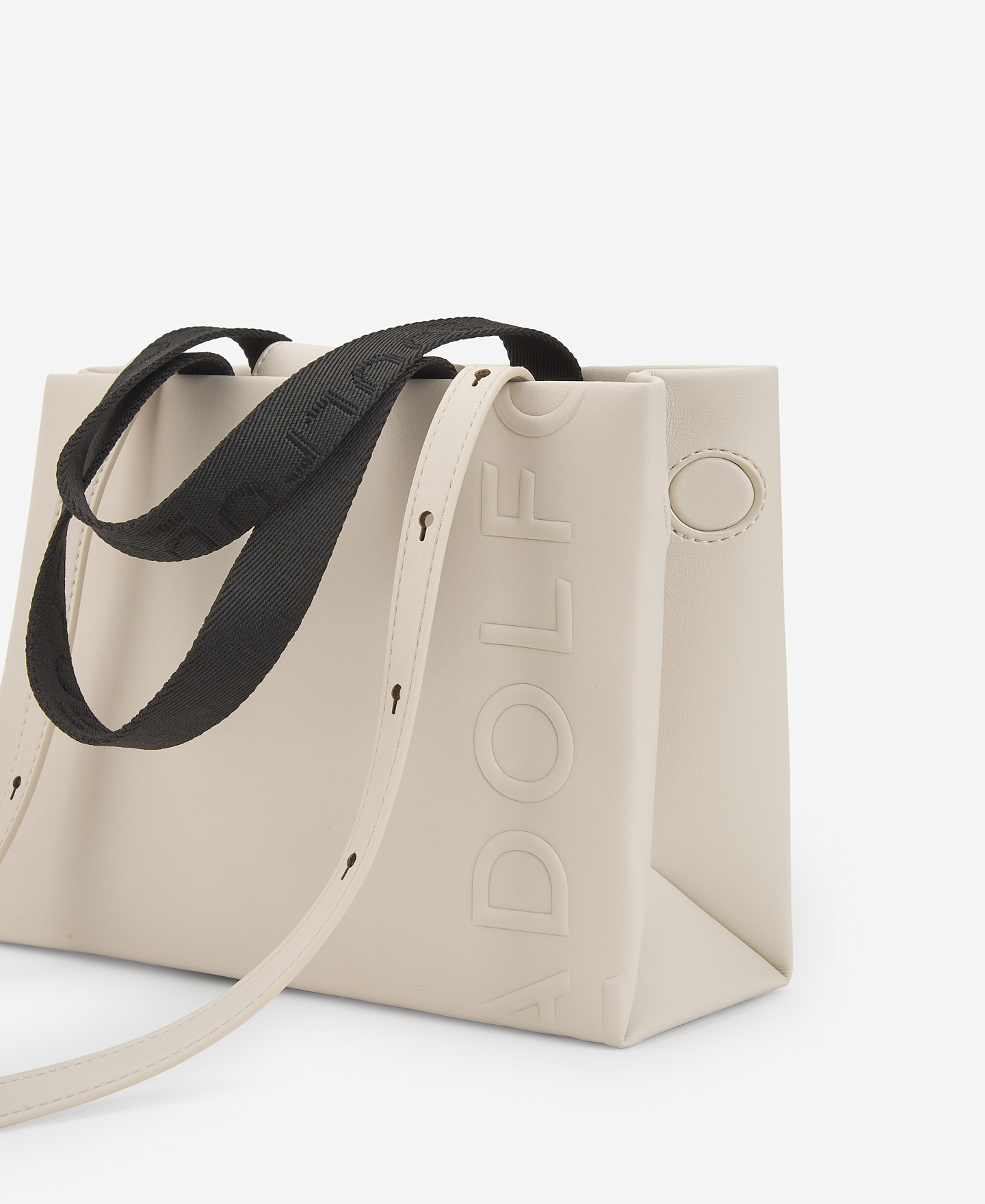 Medium off-white shopper bag for women image number 2