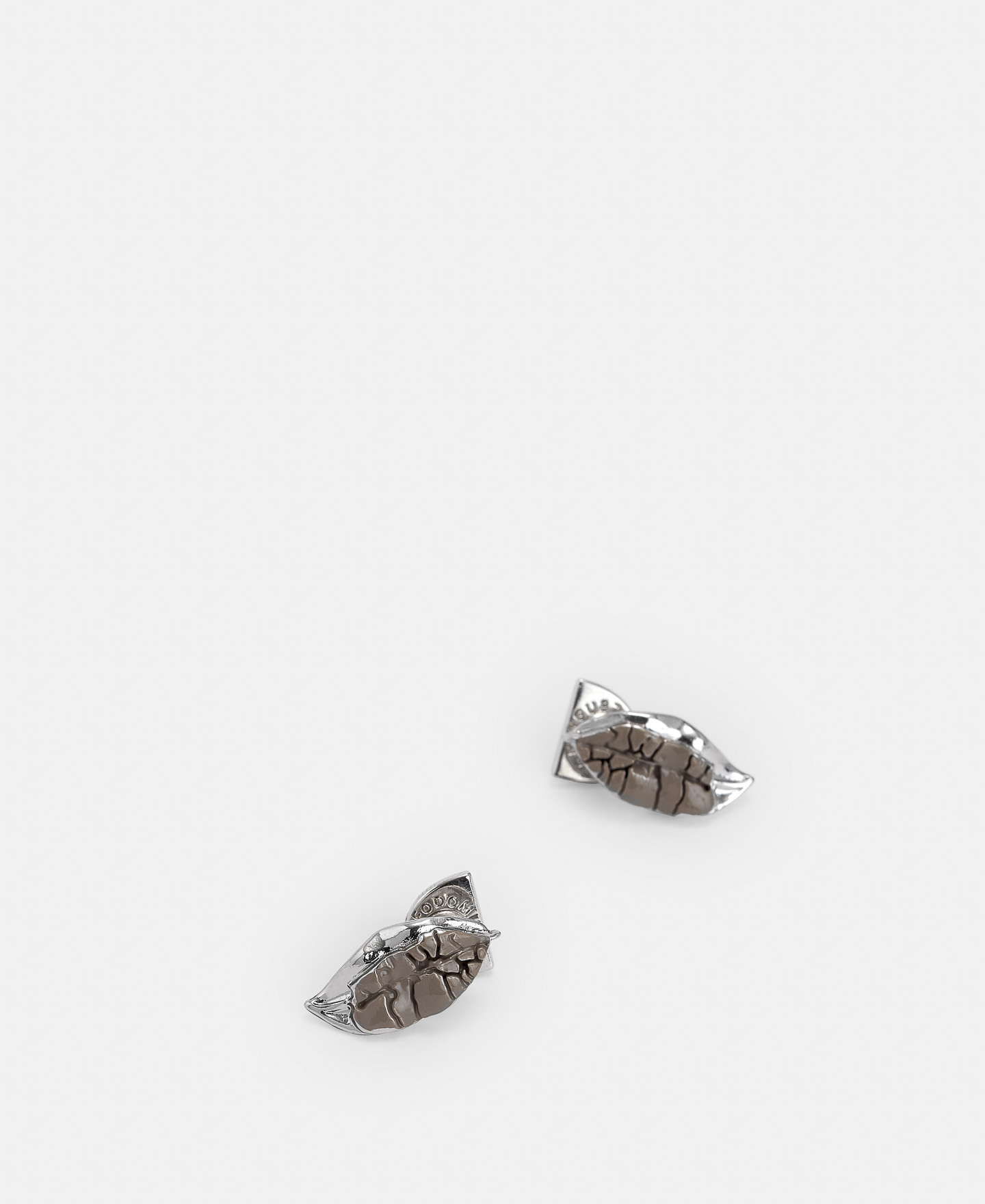 Pendientes hoja en zinc image number 1